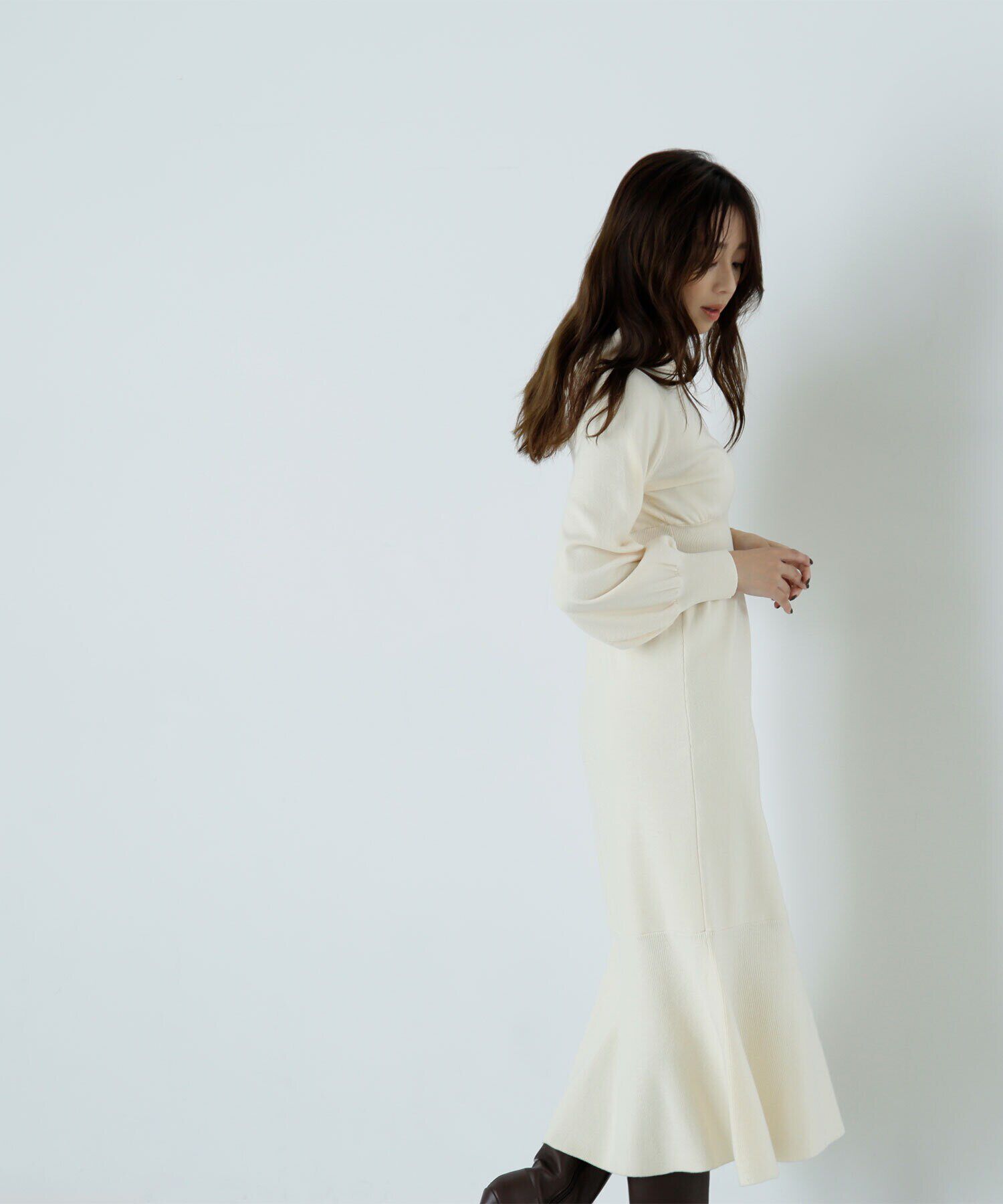  「フーディーニットワンピース」|ワンピース|