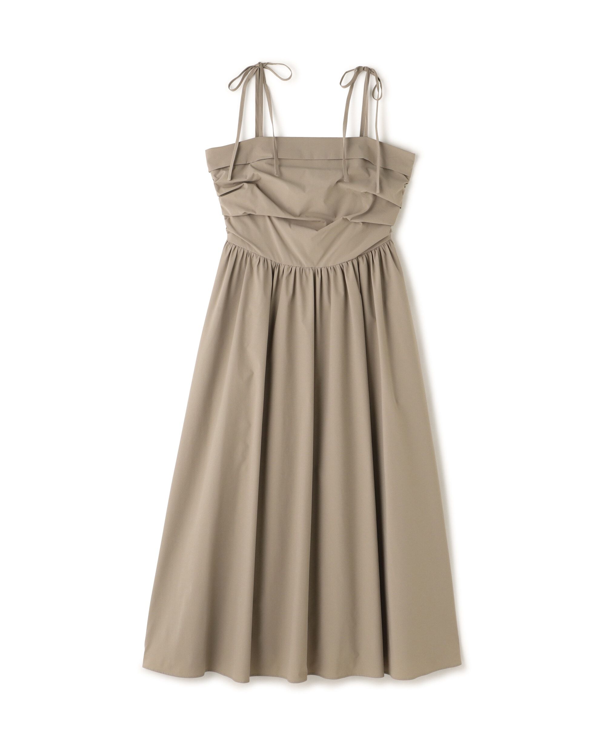  「ギャザータフタキャミワンピース」|ワンピース|