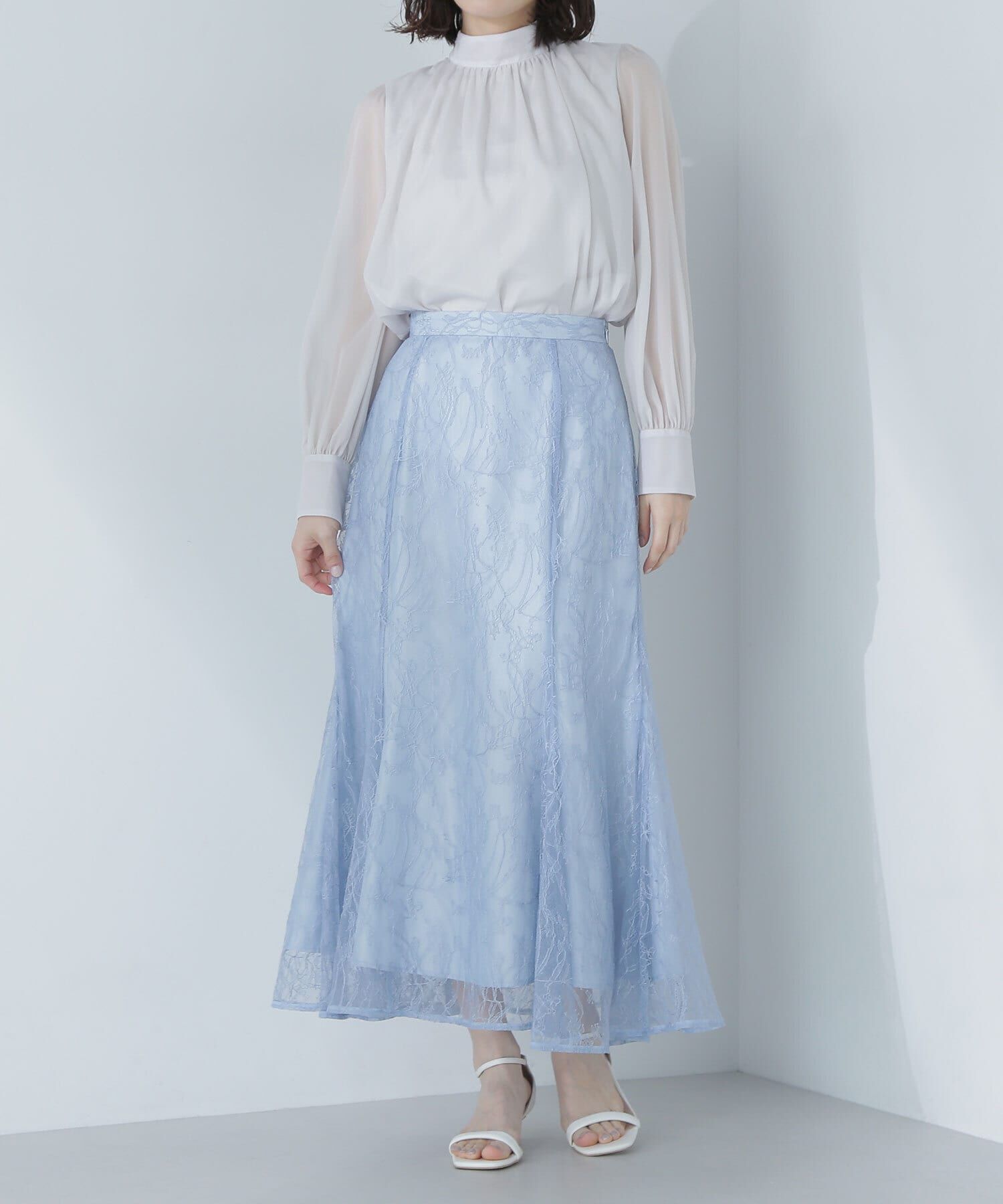  「ラッセルレースマーメイドスカート」|スカート|