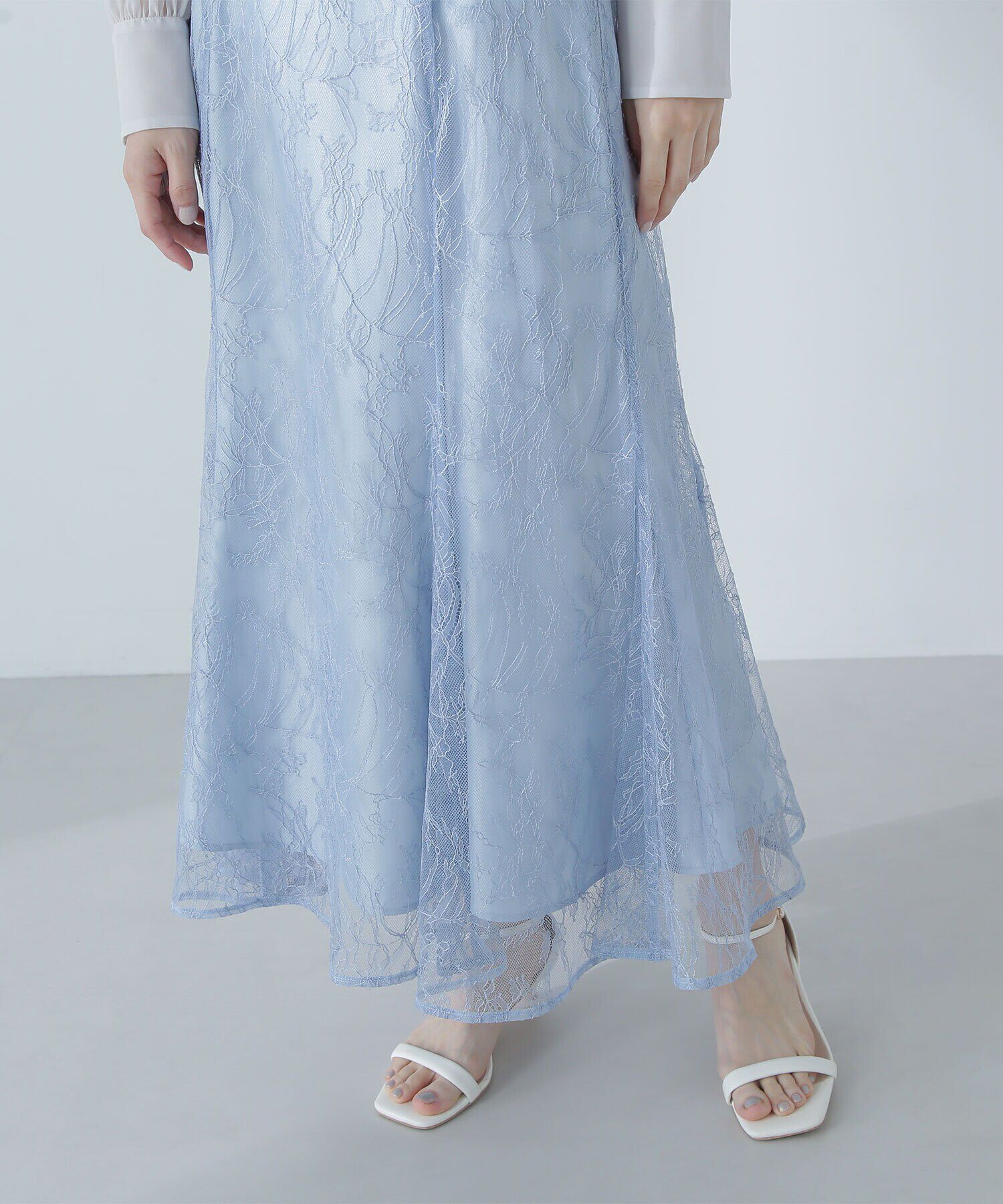  「ラッセルレースマーメイドスカート」|スカート|