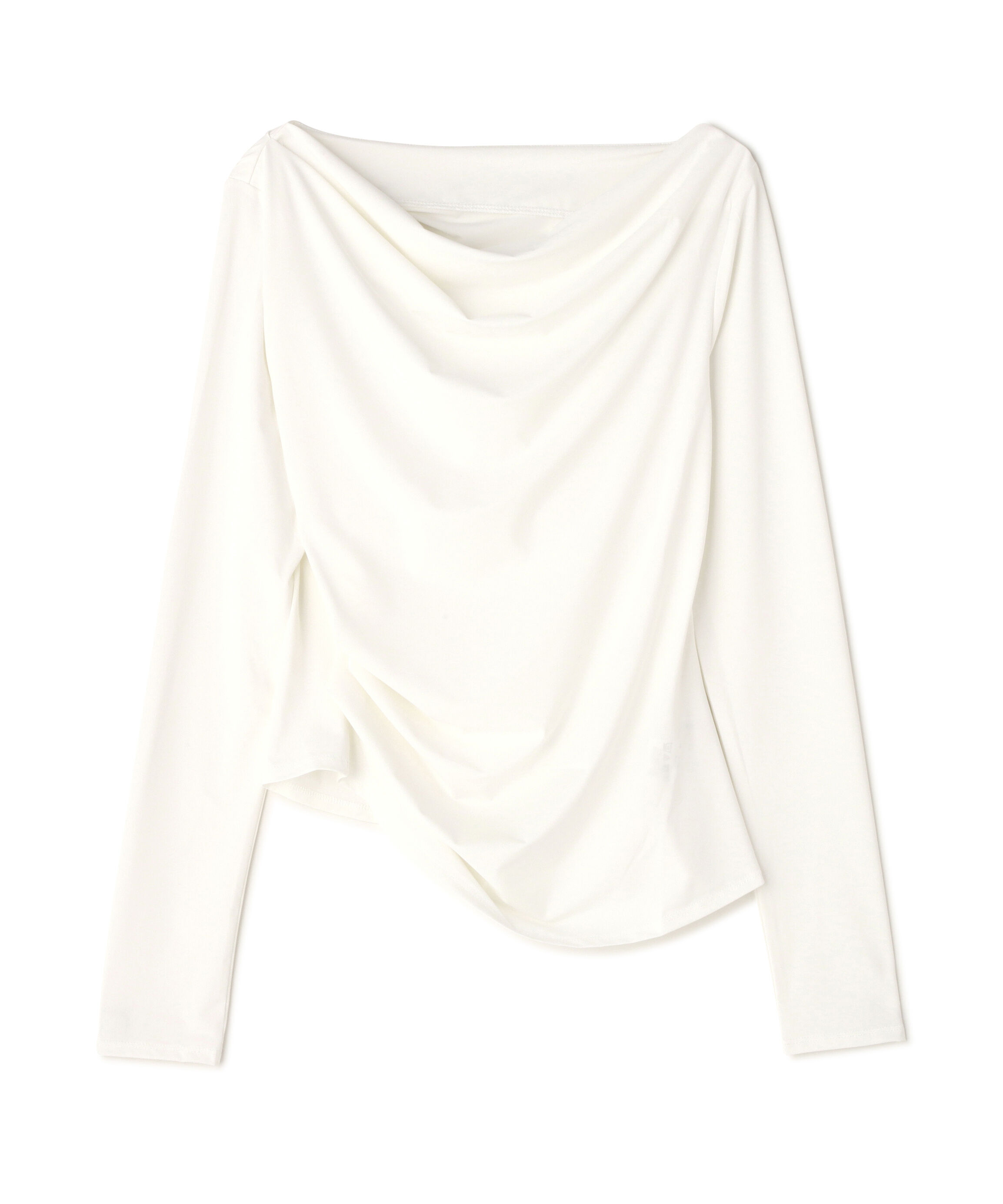  「ドレープネックカットソー」|Tシャツ・カットソー|