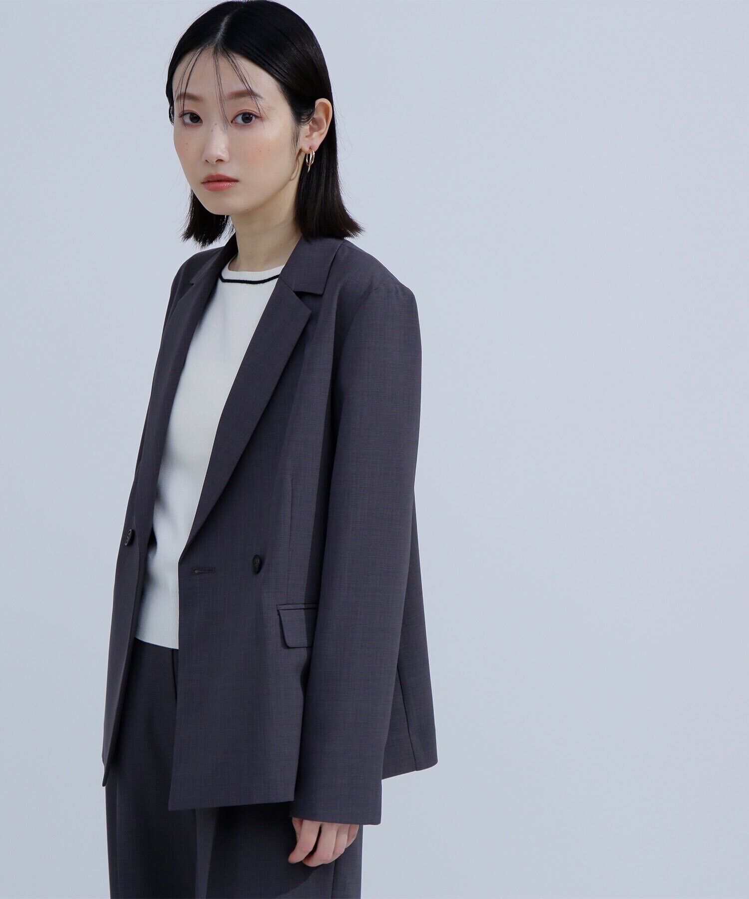  「総針ベーシックシリーズ クルーネックニット」|ニット・セーター|