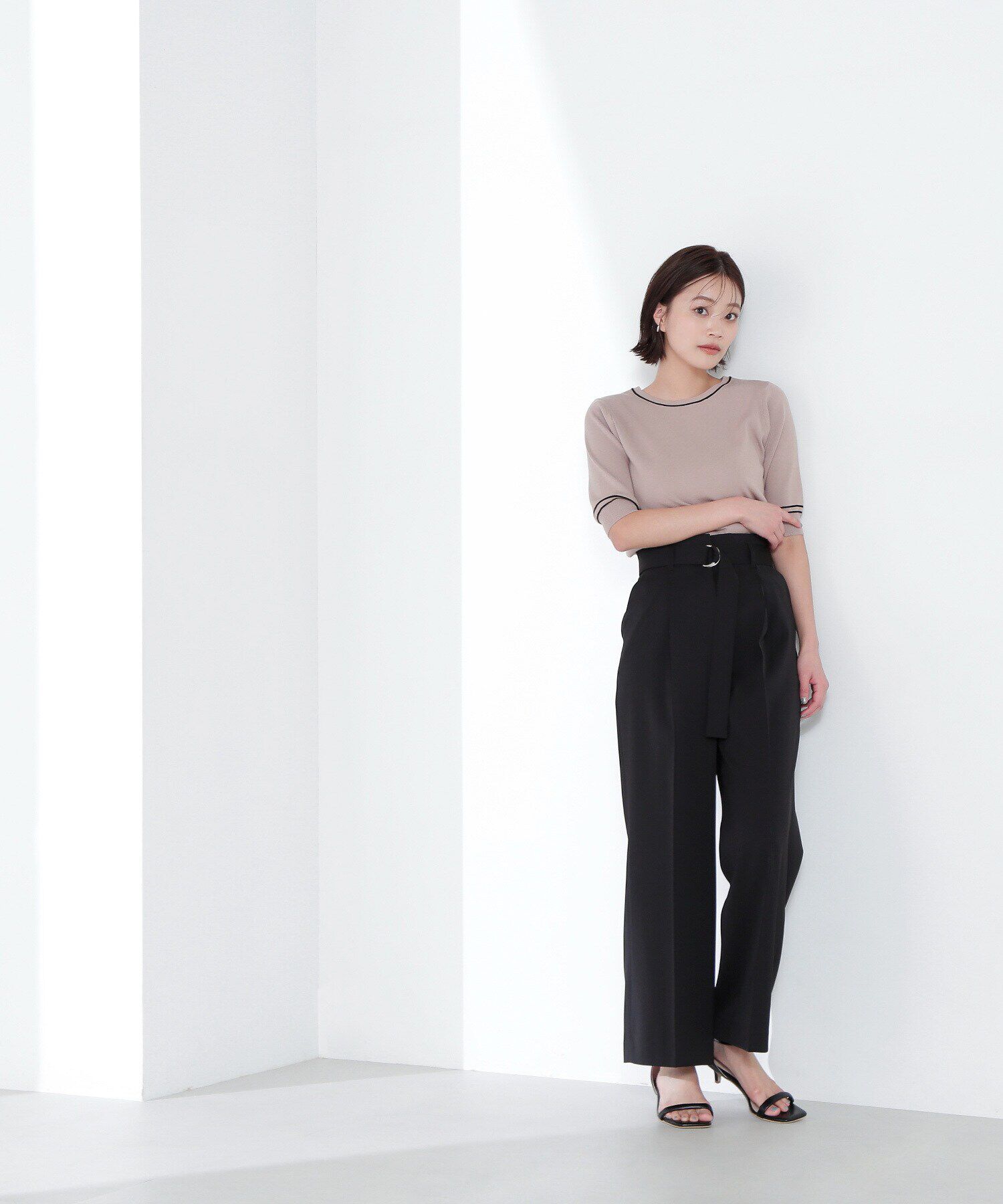  「総針ベーシックシリーズ クルーネックニット」|ニット・セーター|