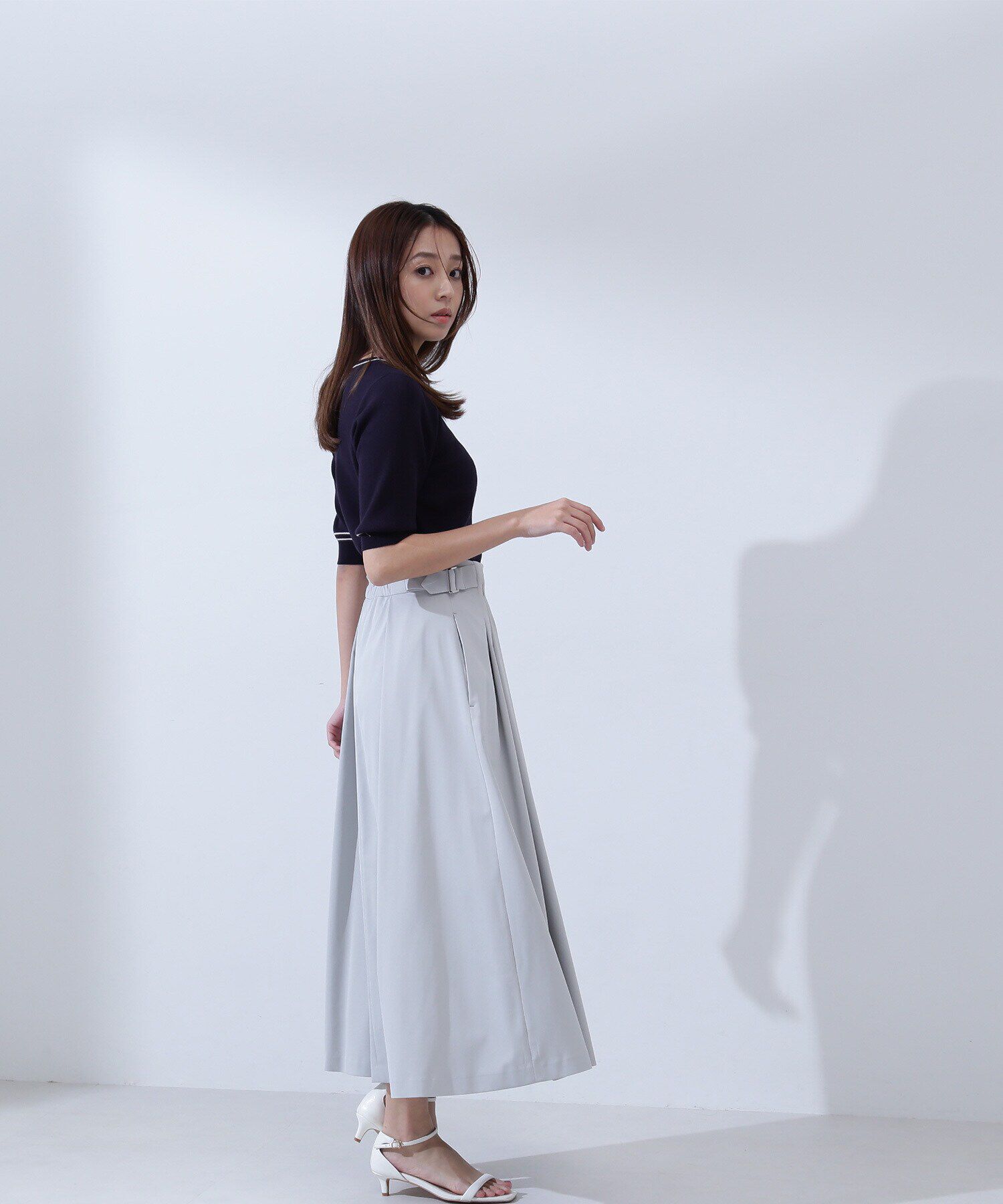  「総針ベーシックシリーズ クルーネックニット」|ニット・セーター|