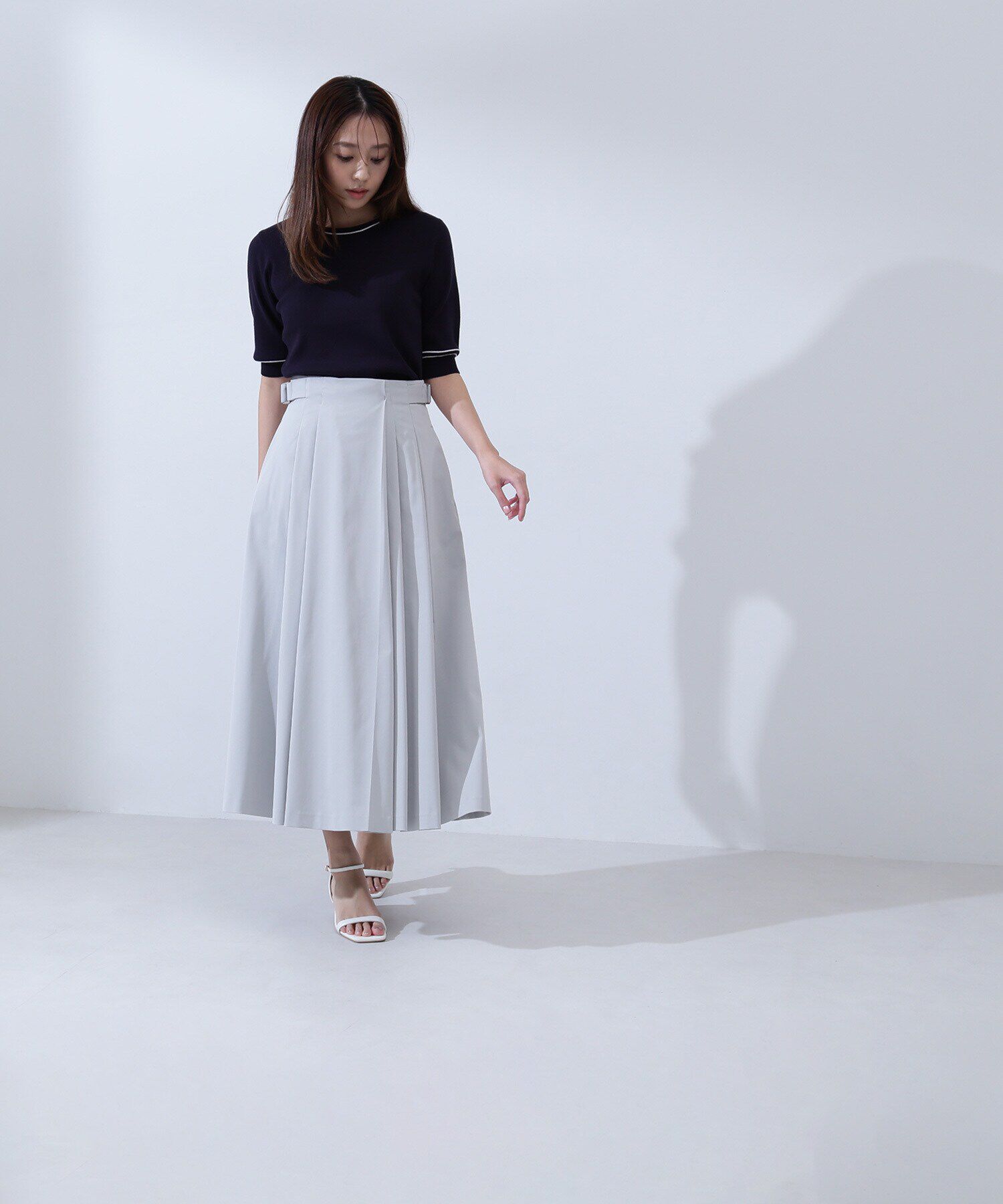  「総針ベーシックシリーズ クルーネックニット」|ニット・セーター|