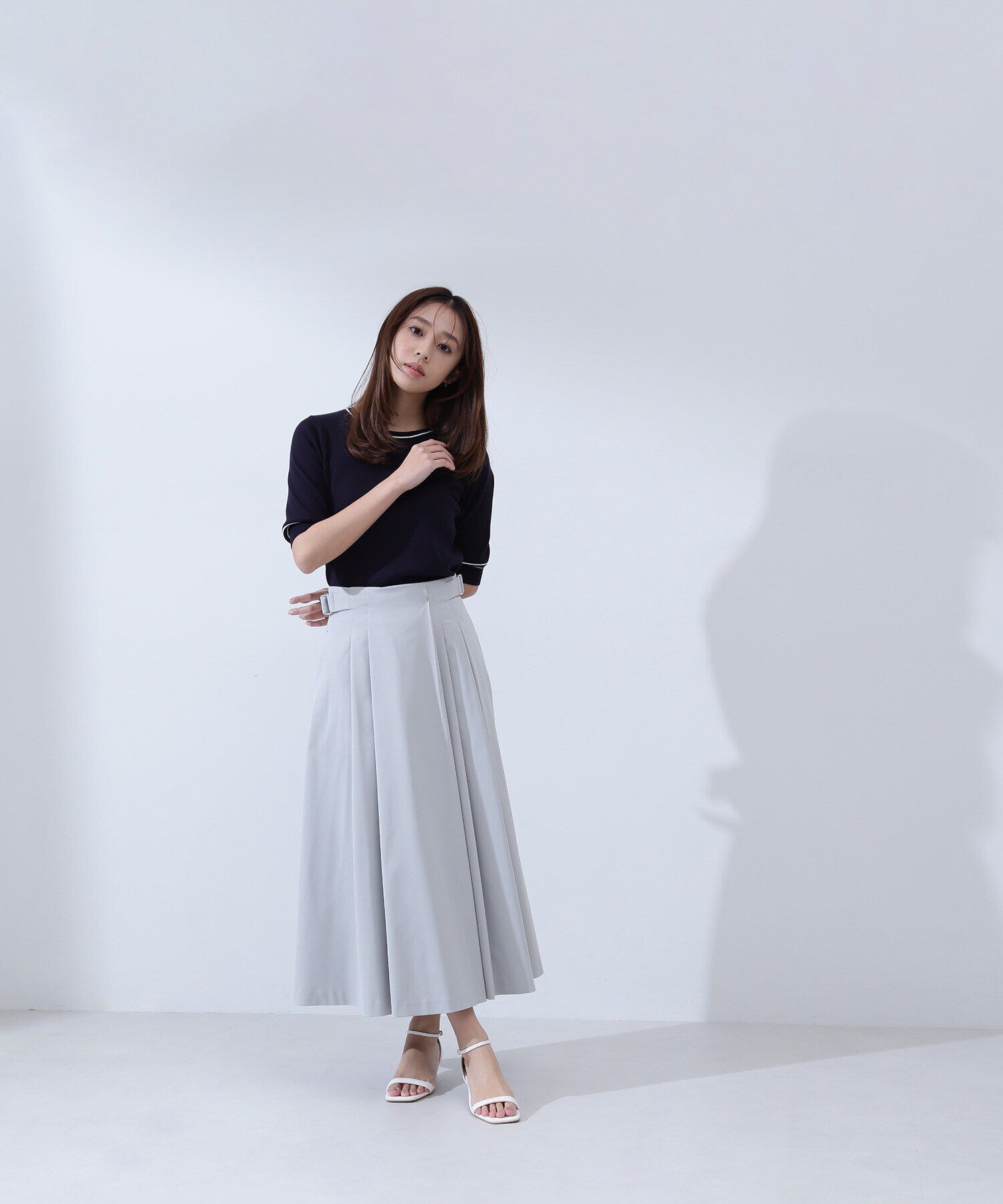  「総針ベーシックシリーズ クルーネックニット」|ニット・セーター|