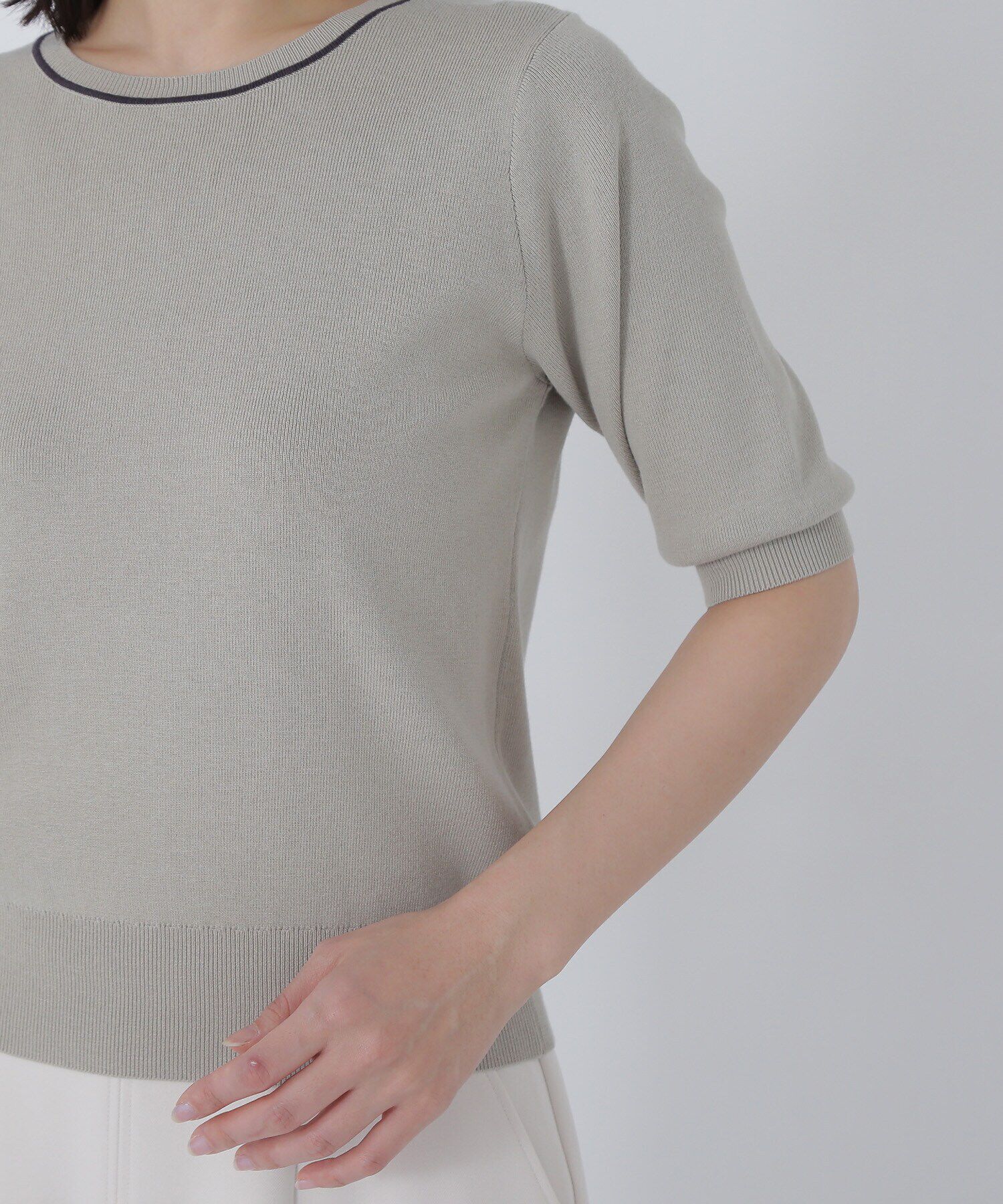  「総針ベーシックシリーズ クルーネックニット」|ニット・セーター|