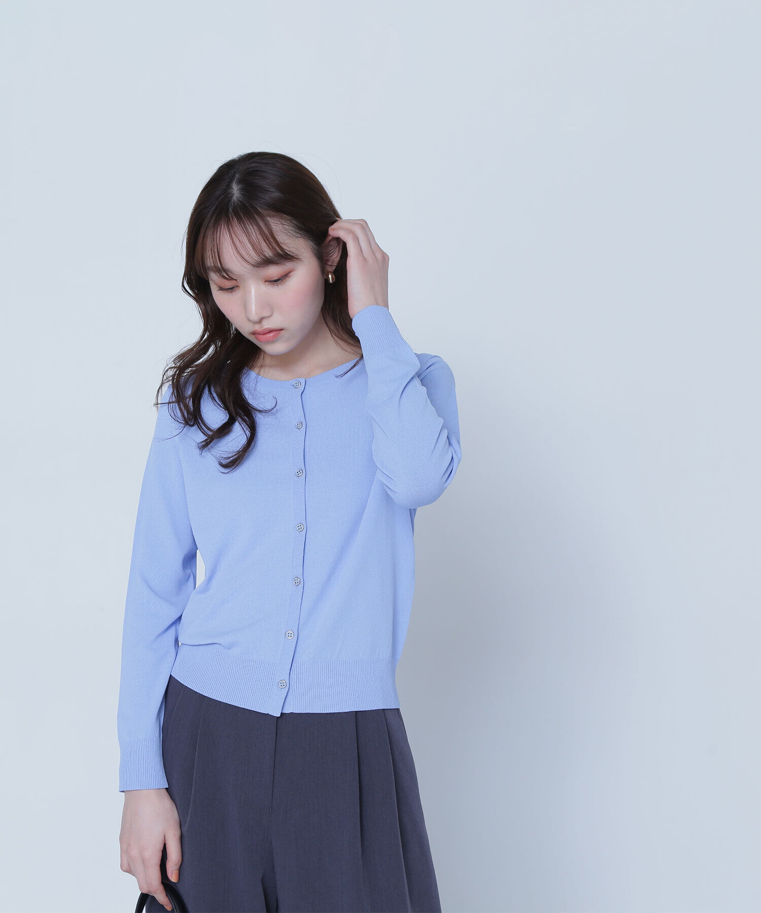  「レーヨンナイロンカーディガン」|ニット・セーター|