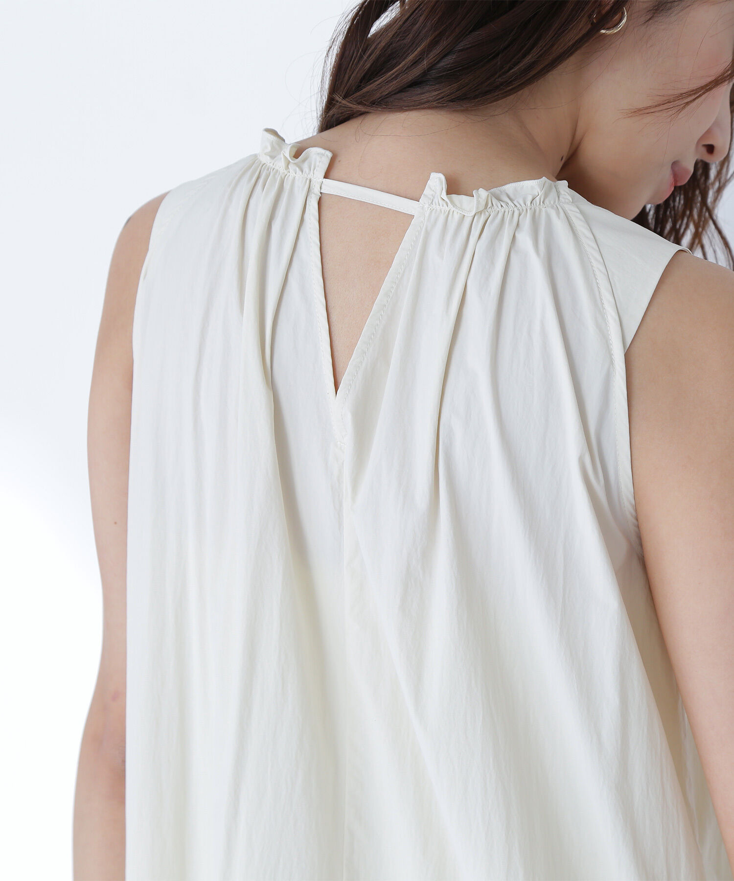  「タフタギャザーワンピース」|ワンピース|
