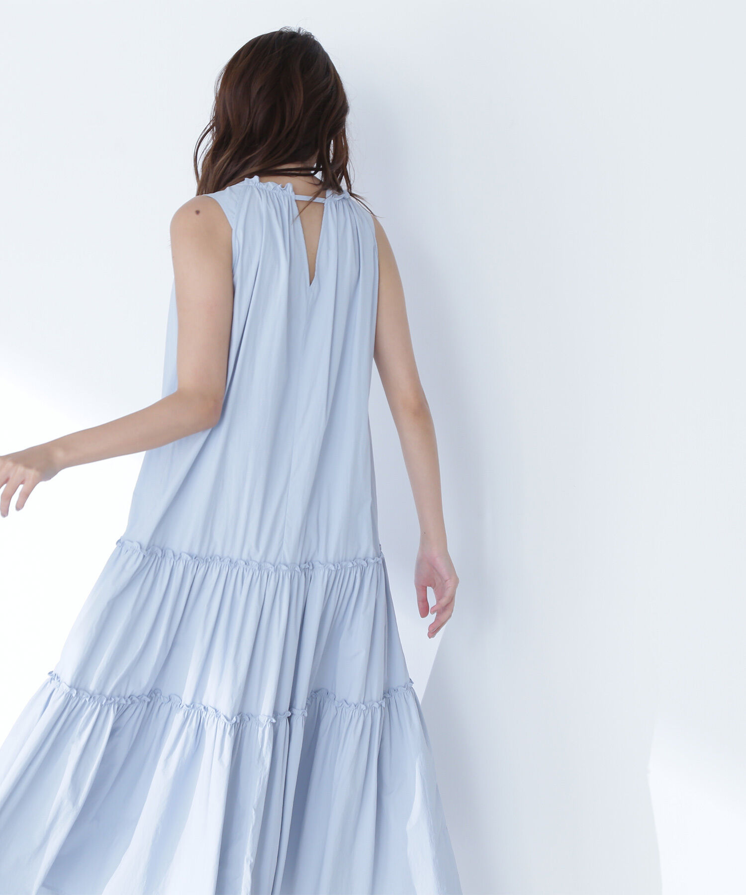  「タフタギャザーワンピース」|ワンピース|