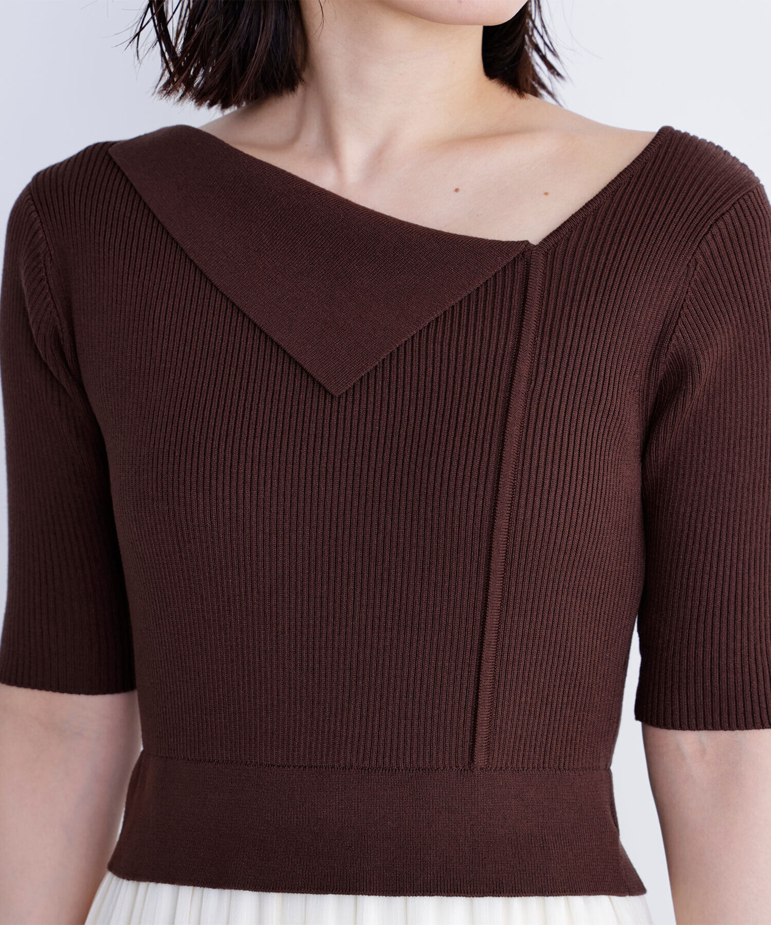  「アシメカラードッキングワンピース」|ワンピース|