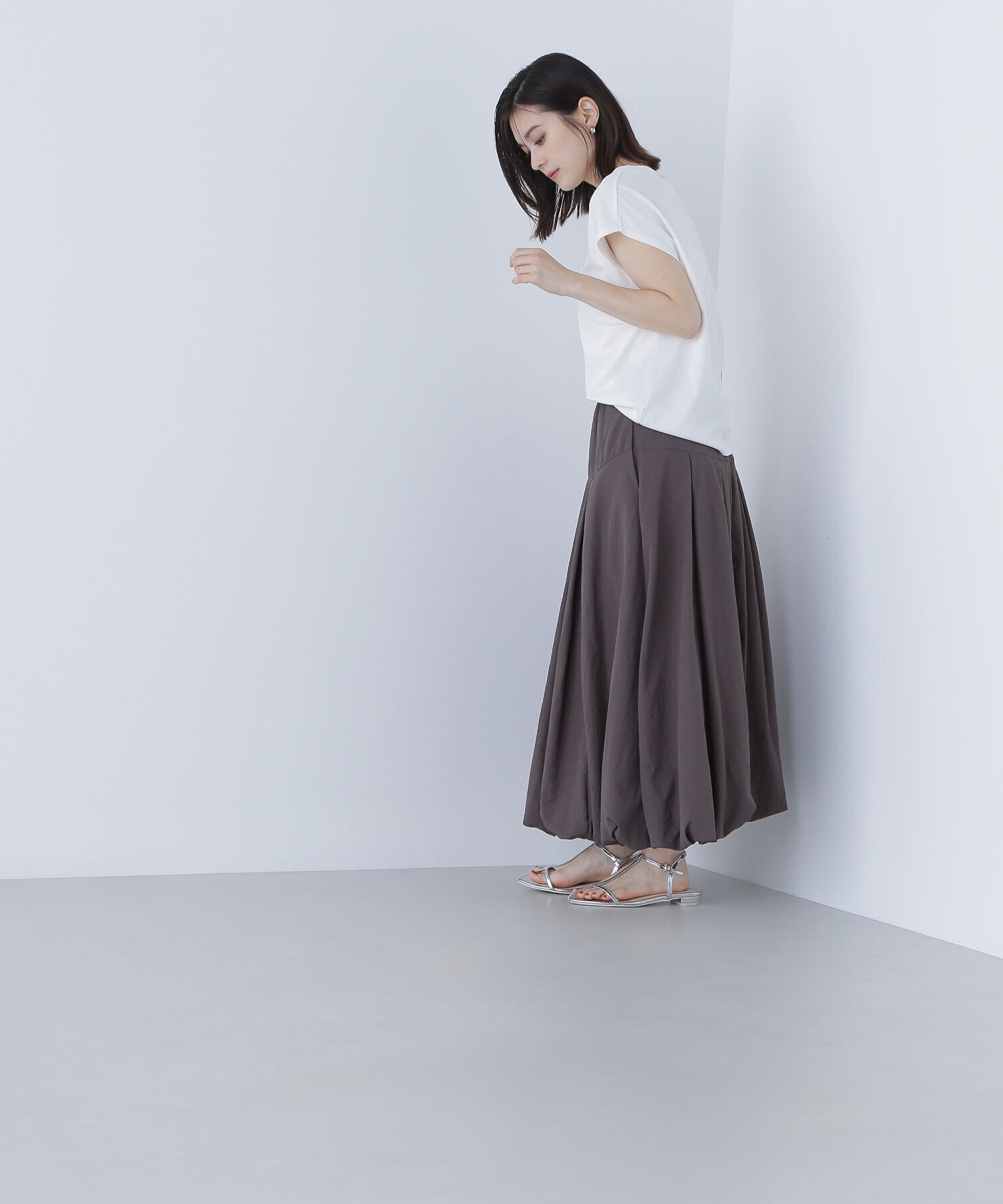  「フレンチスリーブロゴTシャツ」|Tシャツ・カットソー|