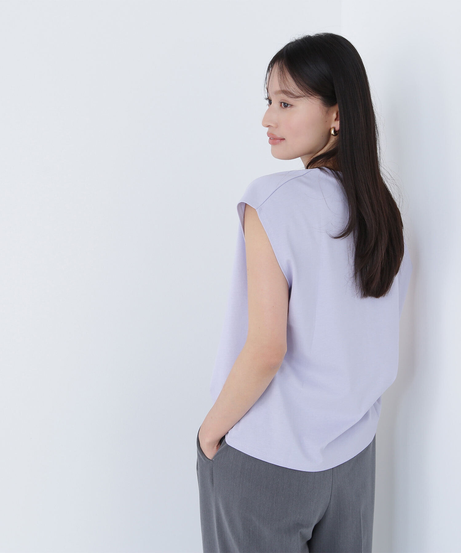  「フレンチスリーブロゴTシャツ」|Tシャツ・カットソー|