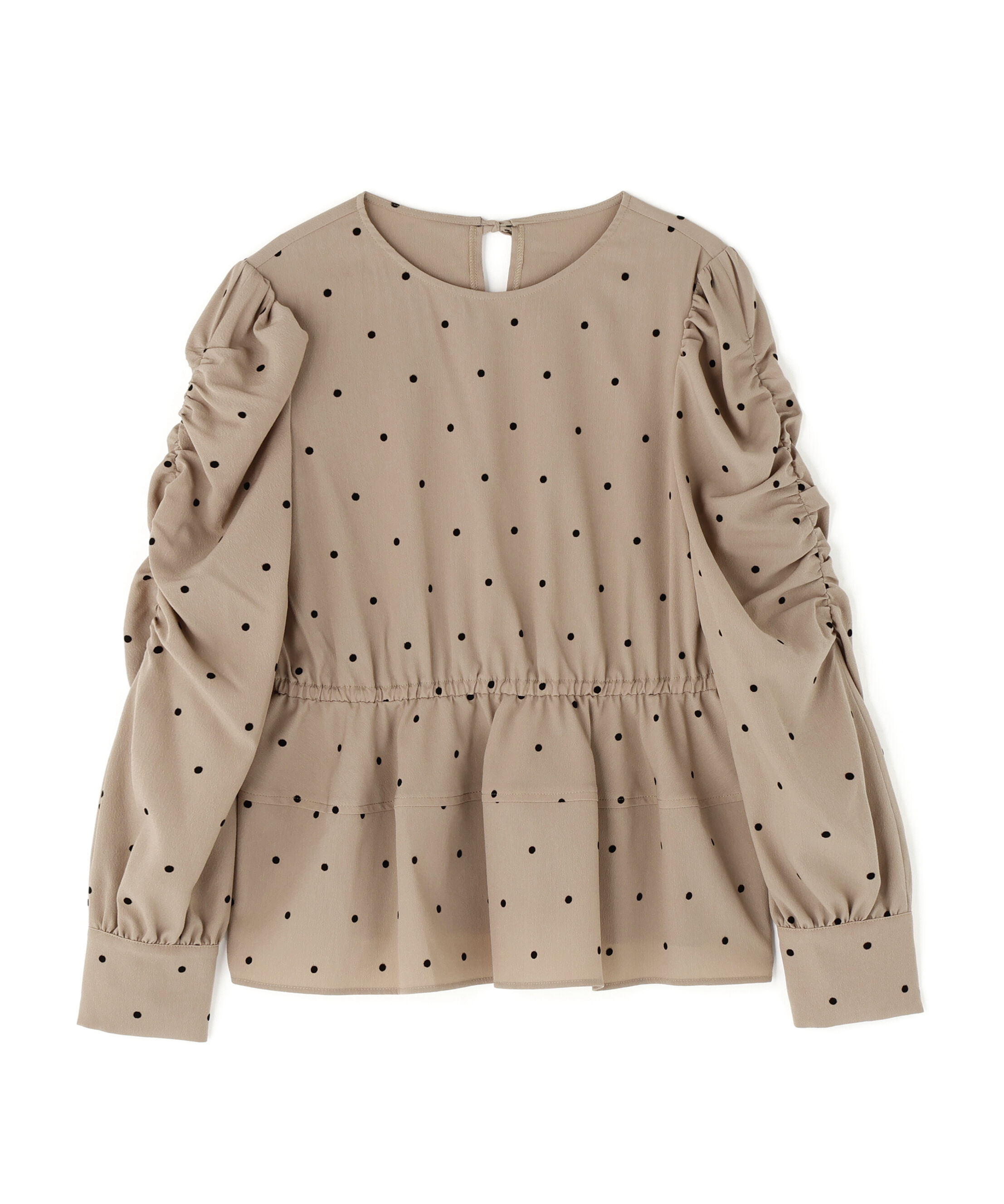  「フロッキードットペプラムブラウス」|シャツ・ブラウス|