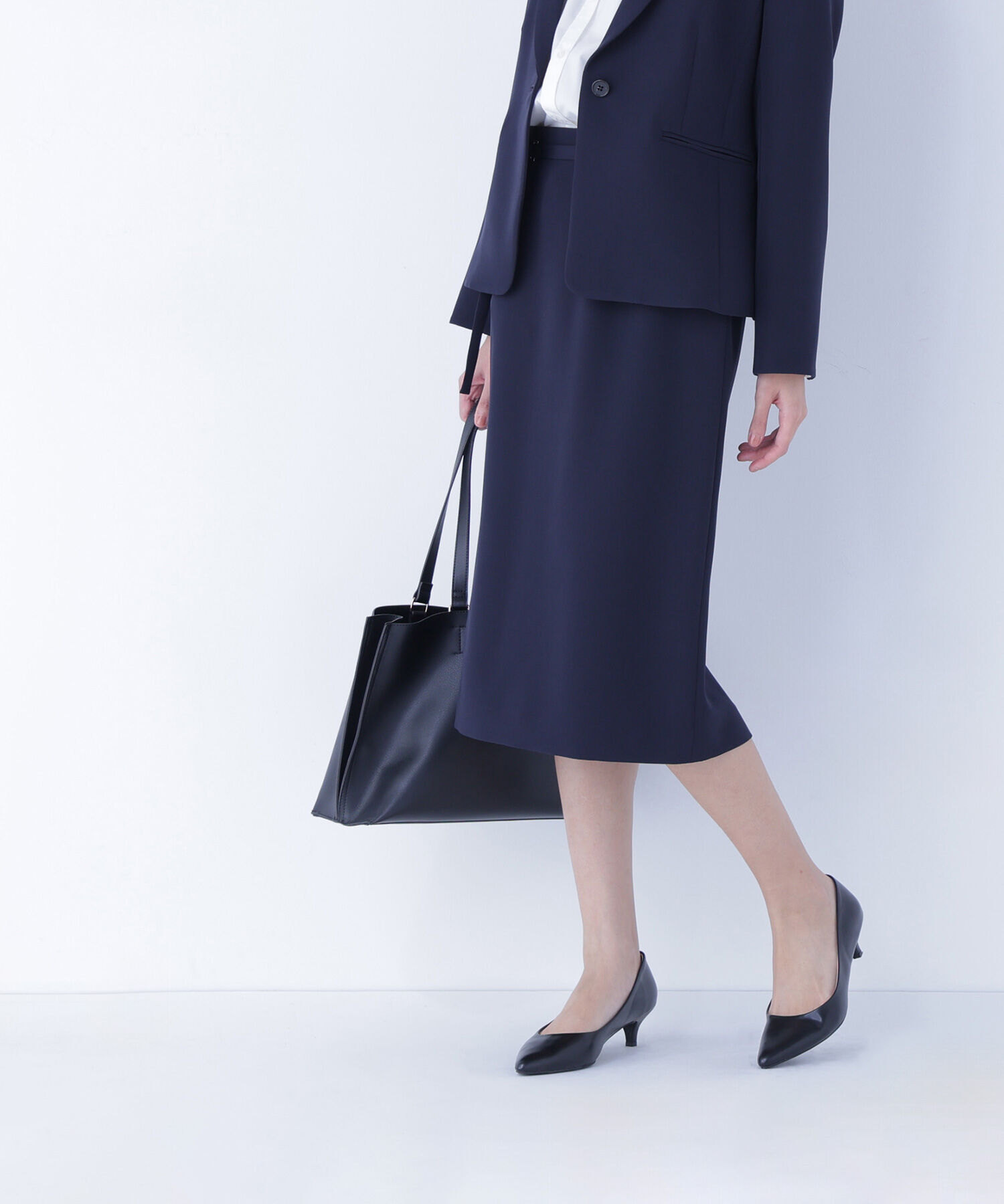  「ダブルクロスストレッチ SETUP タイトスカート」|スカート|