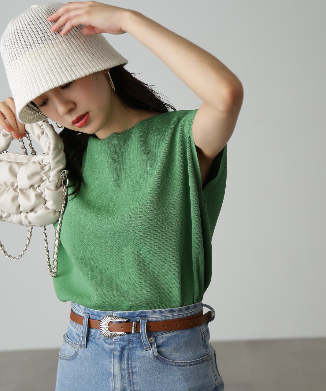  「剣先メタルベルト」|ハンカチ|