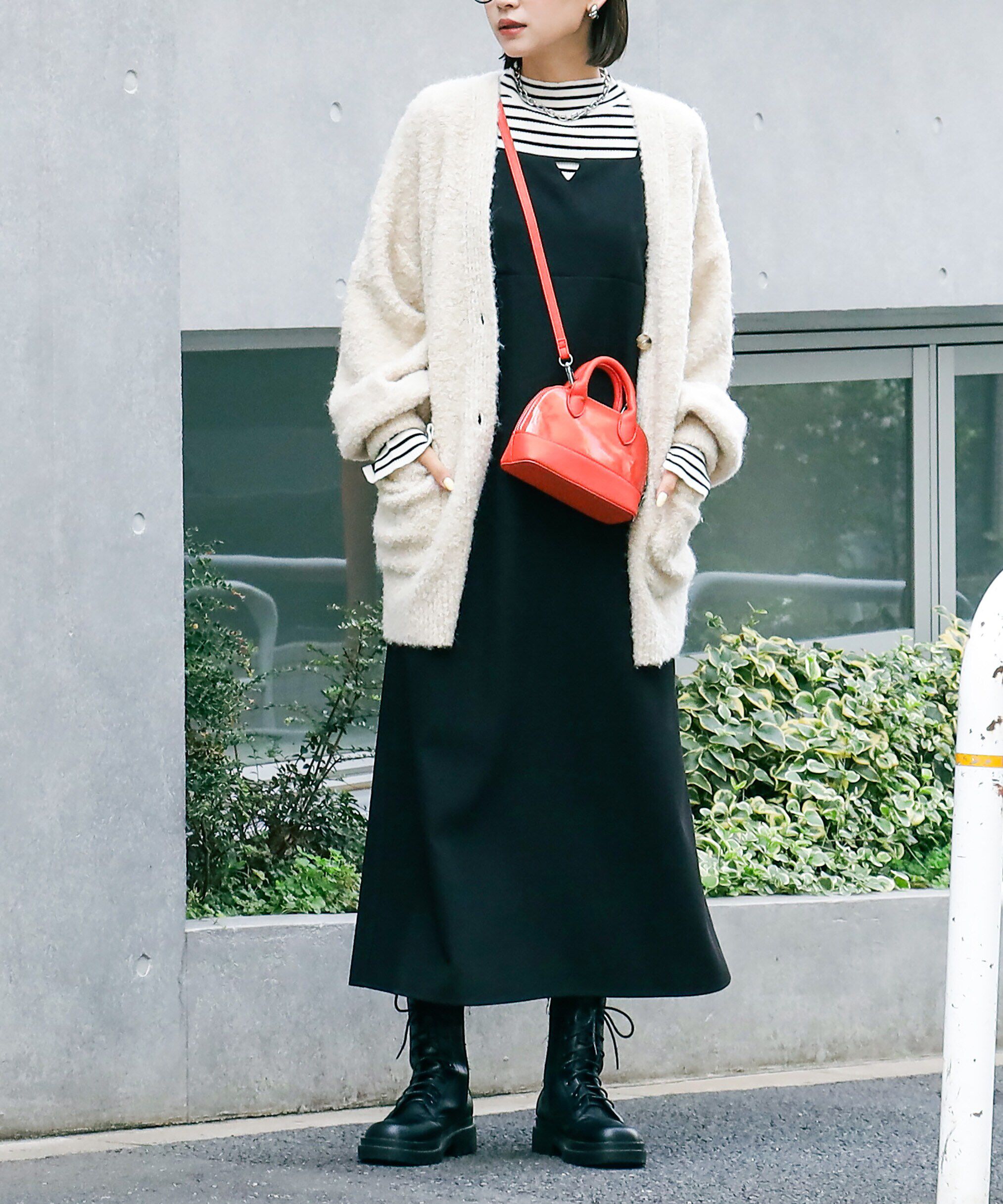  「[低身長サイズ/Sシリーズ]＜セットアップ対応＞ナローキャミワンピース」|ワンピース|