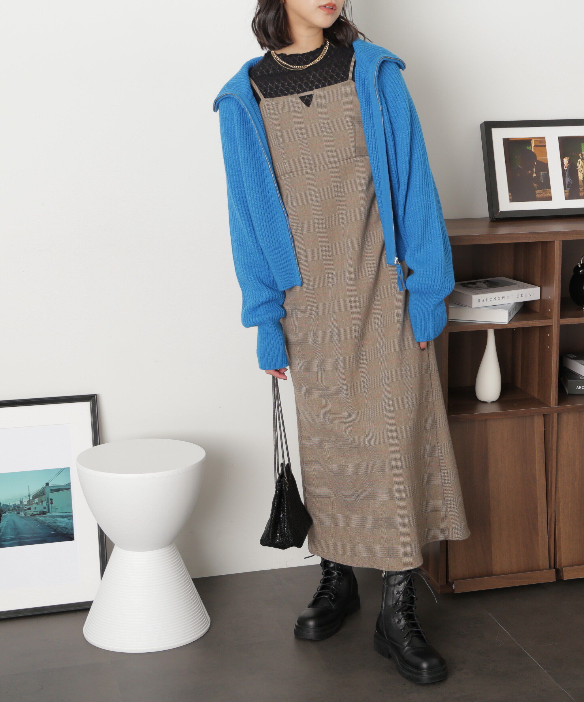  「[低身長サイズ/Sシリーズ]＜セットアップ対応＞ナローキャミワンピース」|ワンピース|