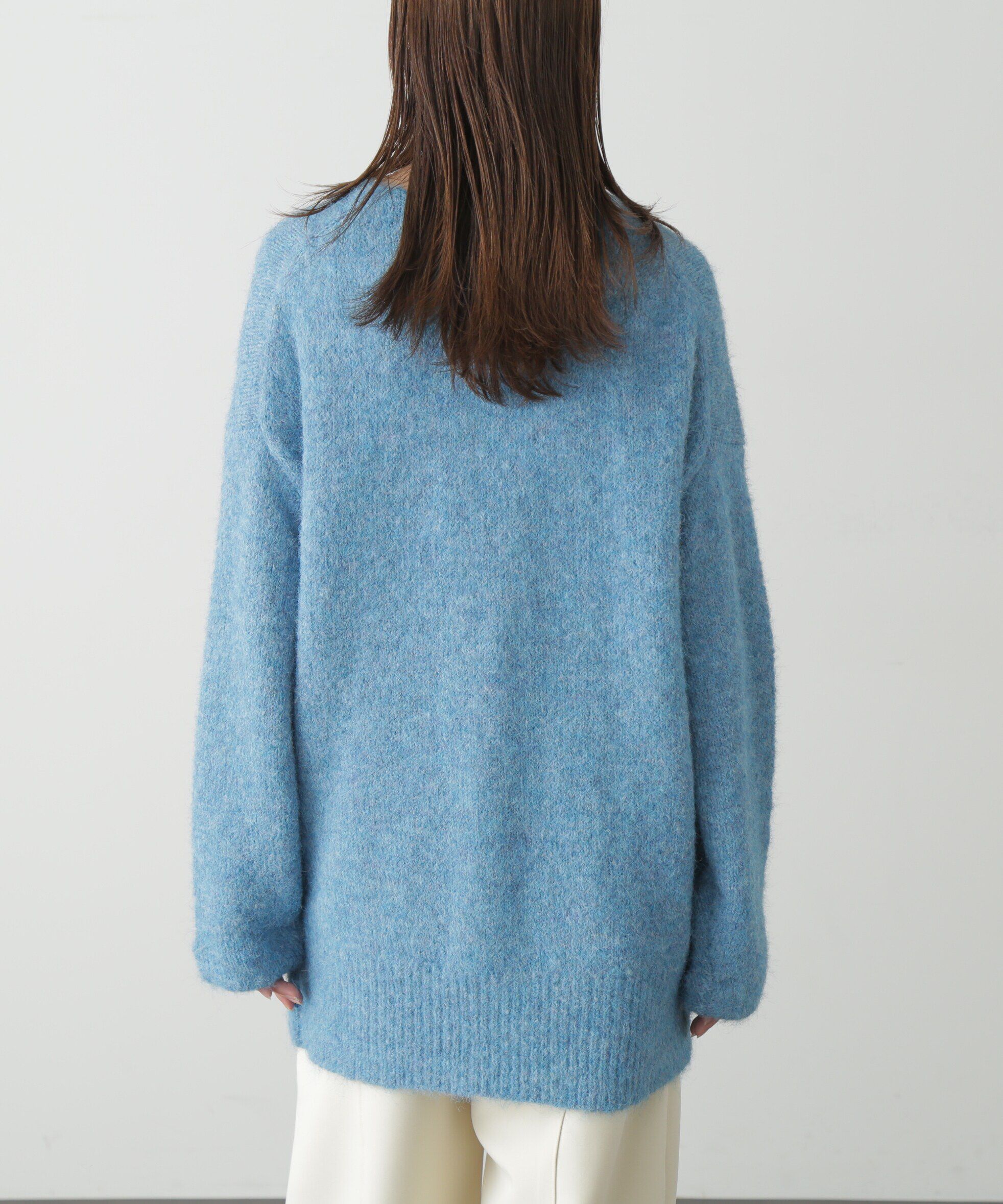  「ウール混リサイクルエコニットカーディガン」|ニット・セーター|