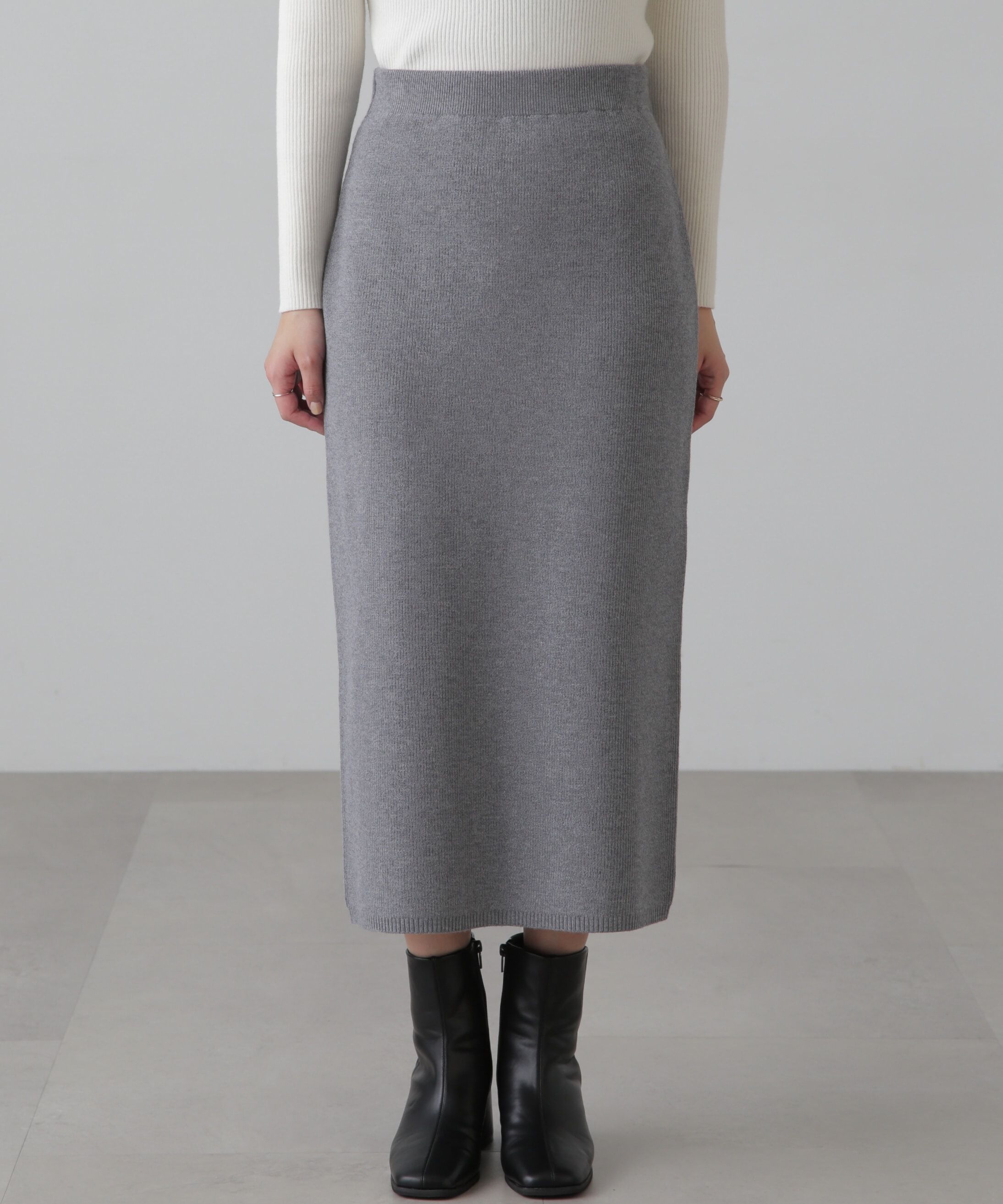  「ペプラムニットセットアップ」|ワンピース|