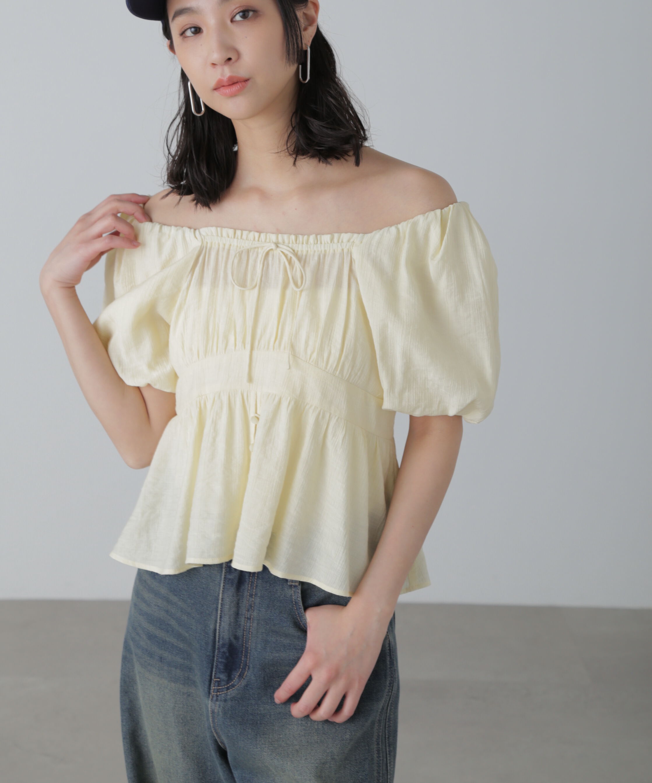  「2wayオフショルブラウス」|シャツ・ブラウス|