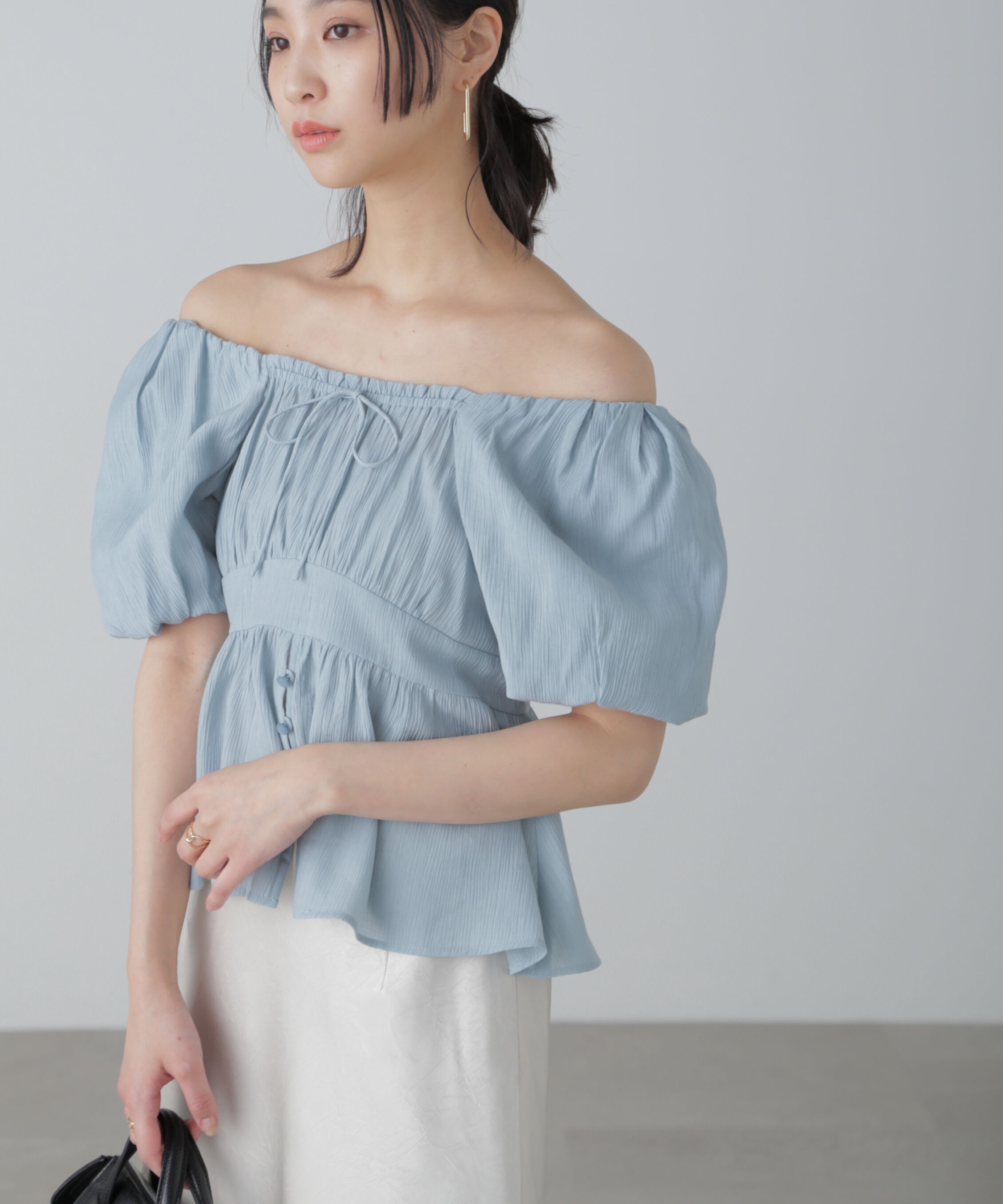  「2wayオフショルブラウス」|シャツ・ブラウス|