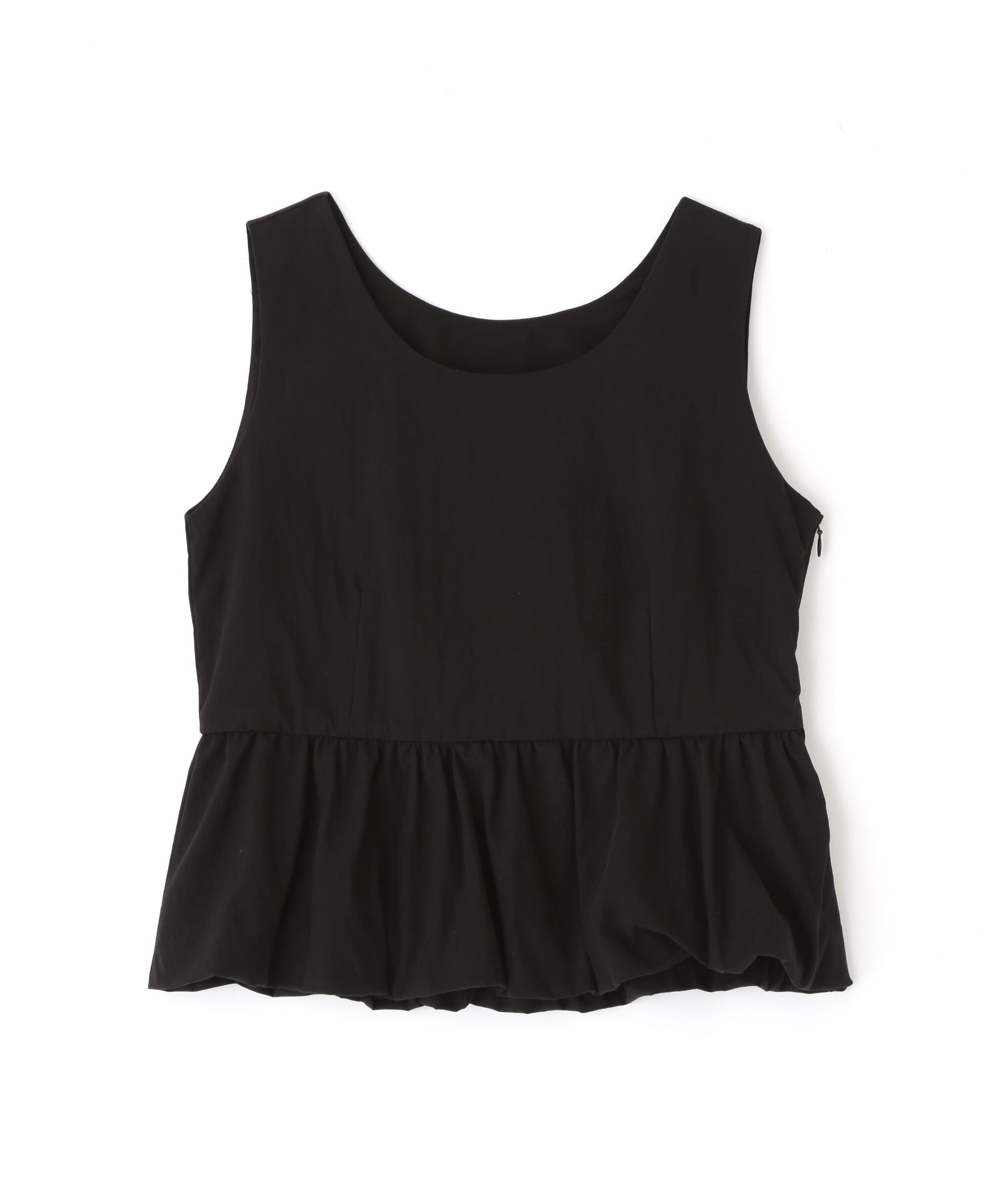  「バルーンペプラムノースリブラウス」|シャツ・ブラウス|