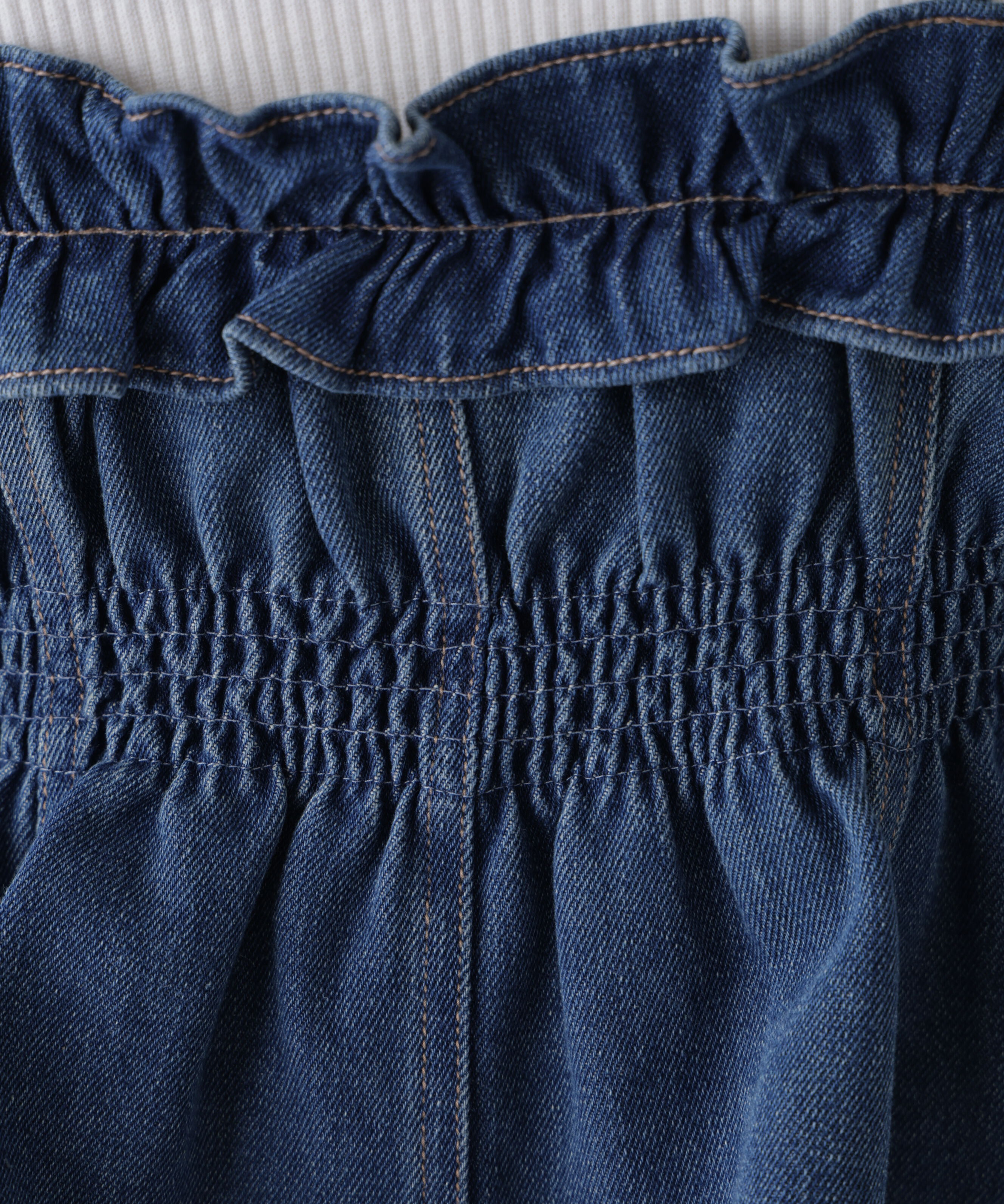  「フリルデニムビスチェ」|シャツ・ブラウス|