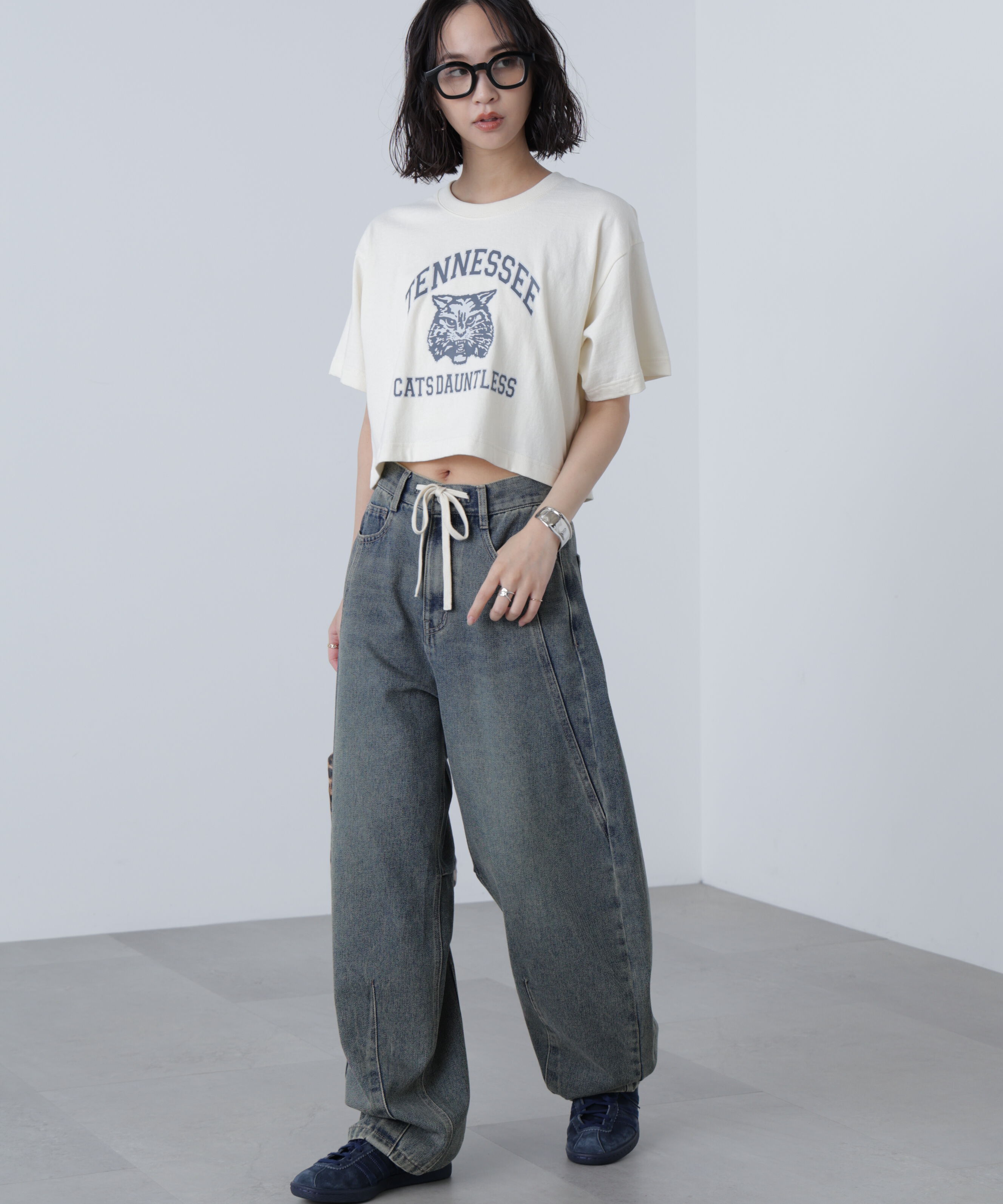  「〈フリーズマート別注〉テネシーリバーショート丈Tシャツ」|Tシャツ・カットソー|