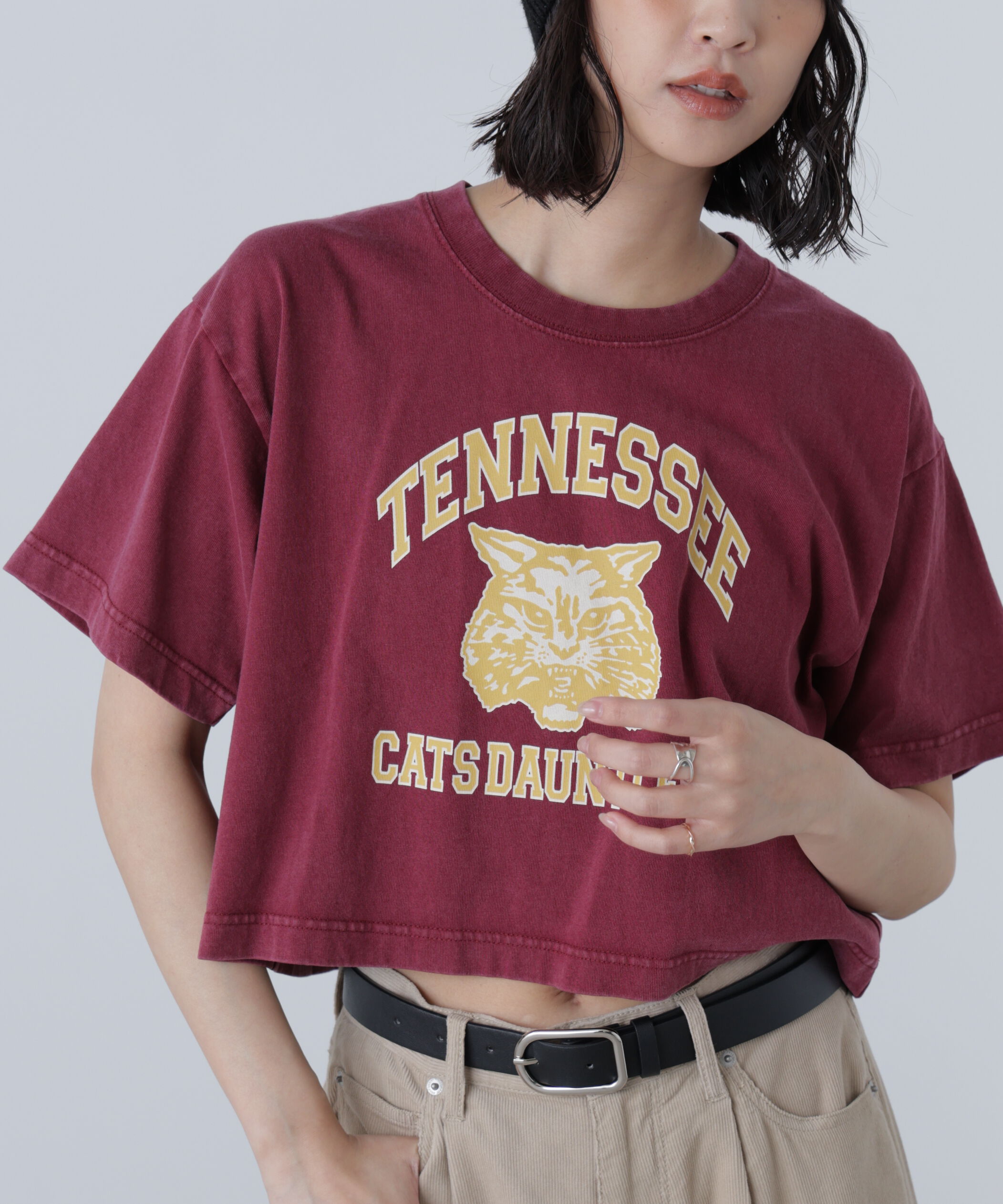  「〈フリーズマート別注〉テネシーリバーショート丈Tシャツ」|Tシャツ・カットソー|