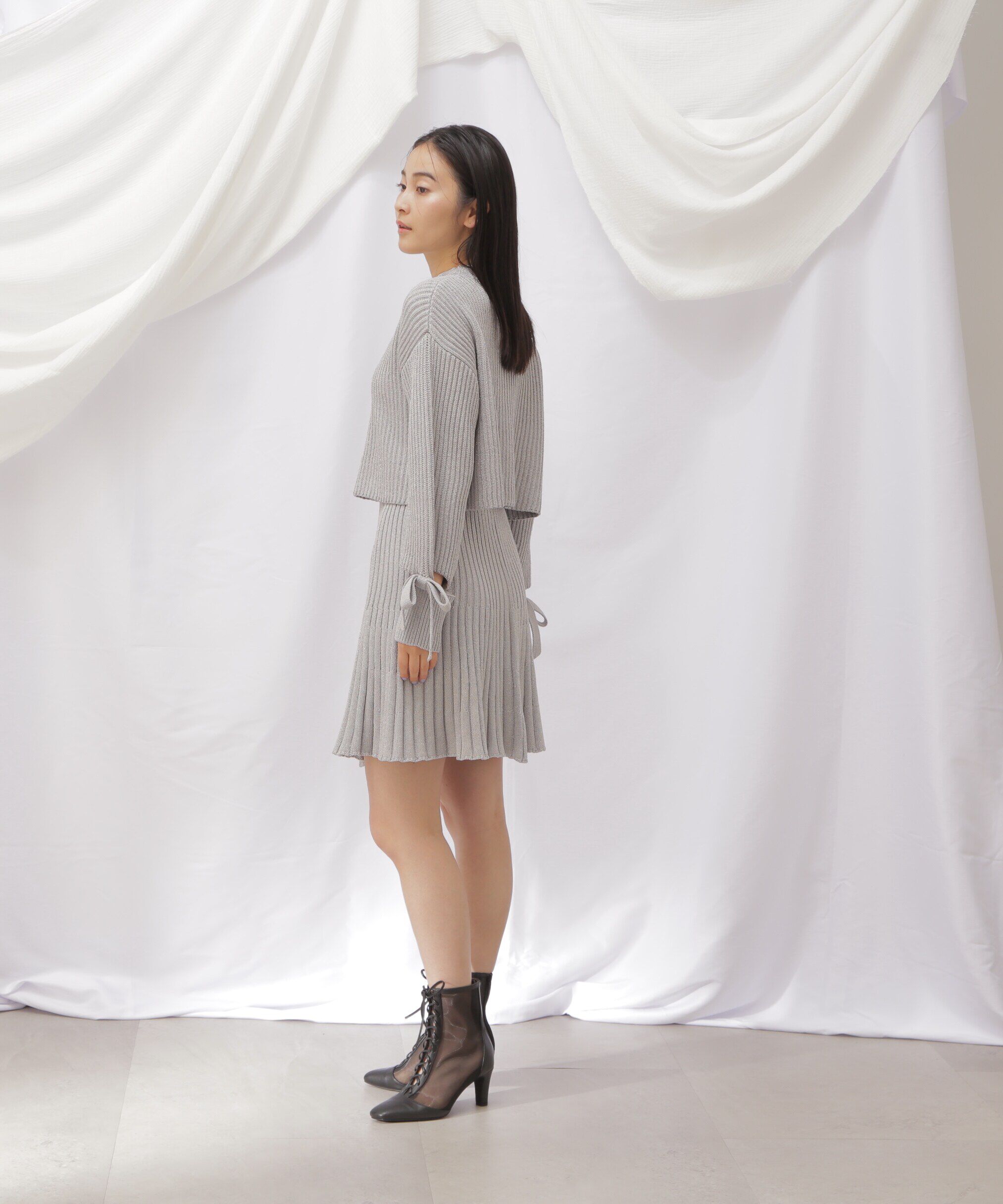  「ラメMIXニット」|ワンピース|