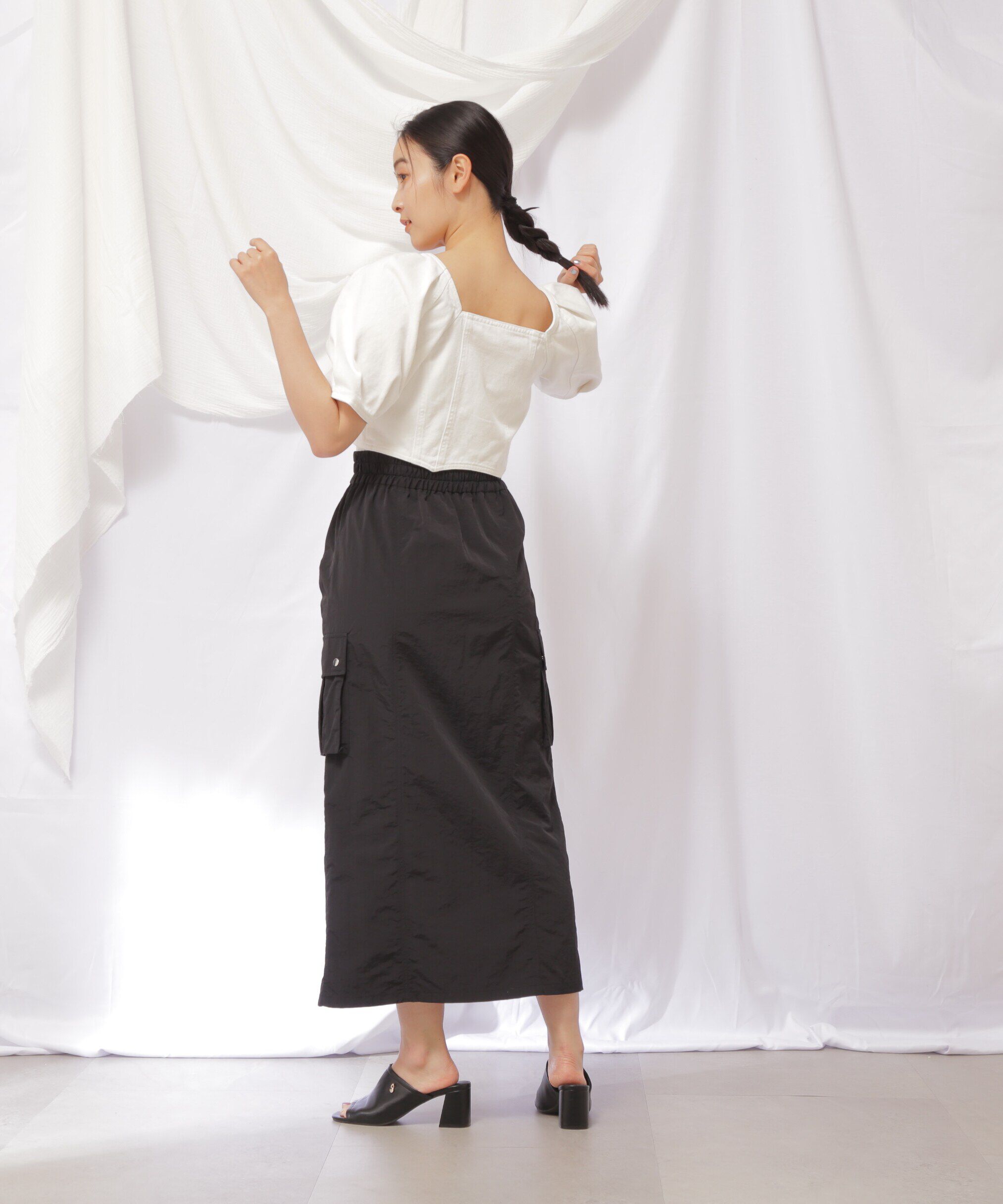  「クロップドデニムボレロ」|シャツ・ブラウス|