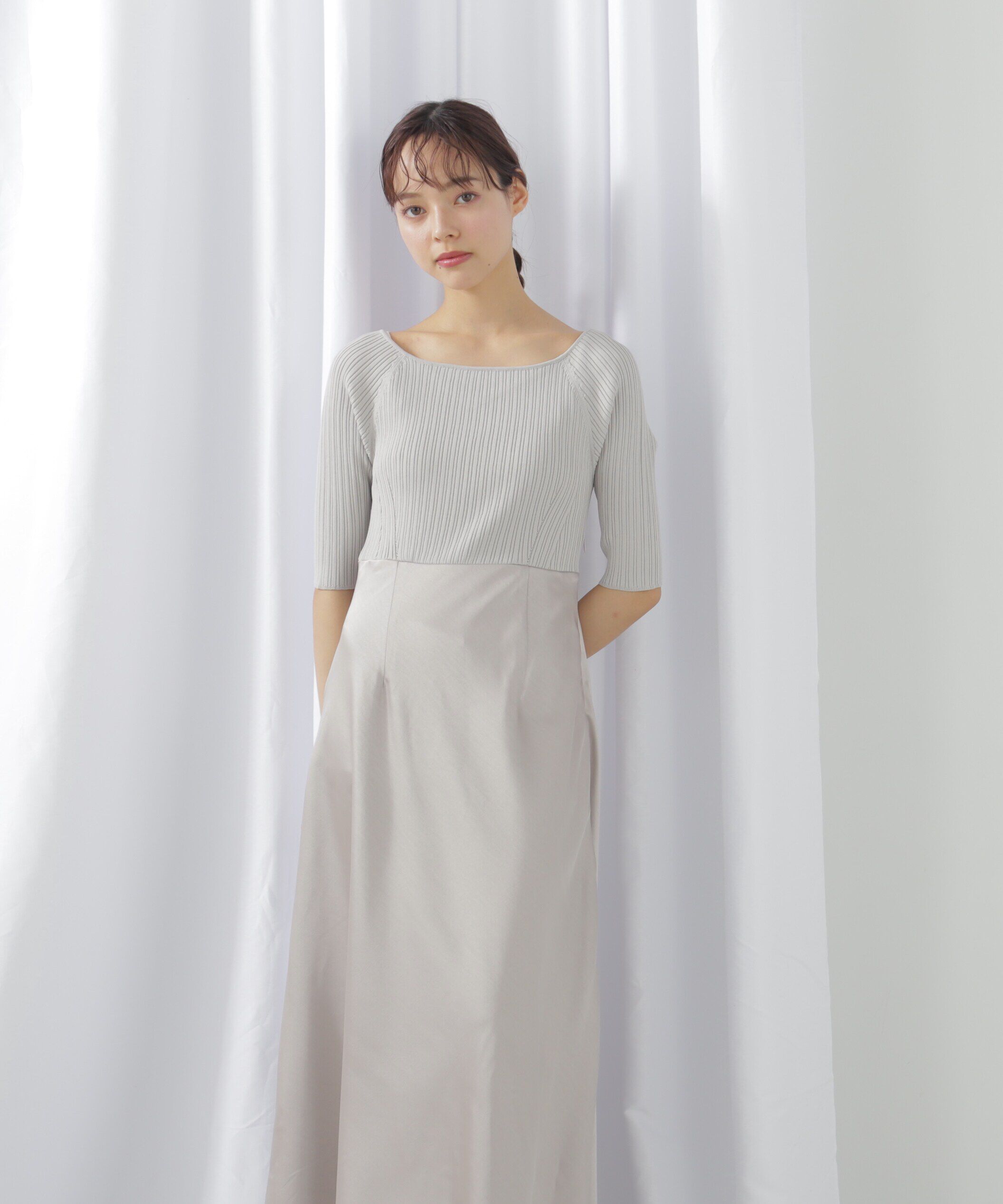  「＜アンサンブル対応＞ジェムカラーナローサテンドッキング」|ワンピース|