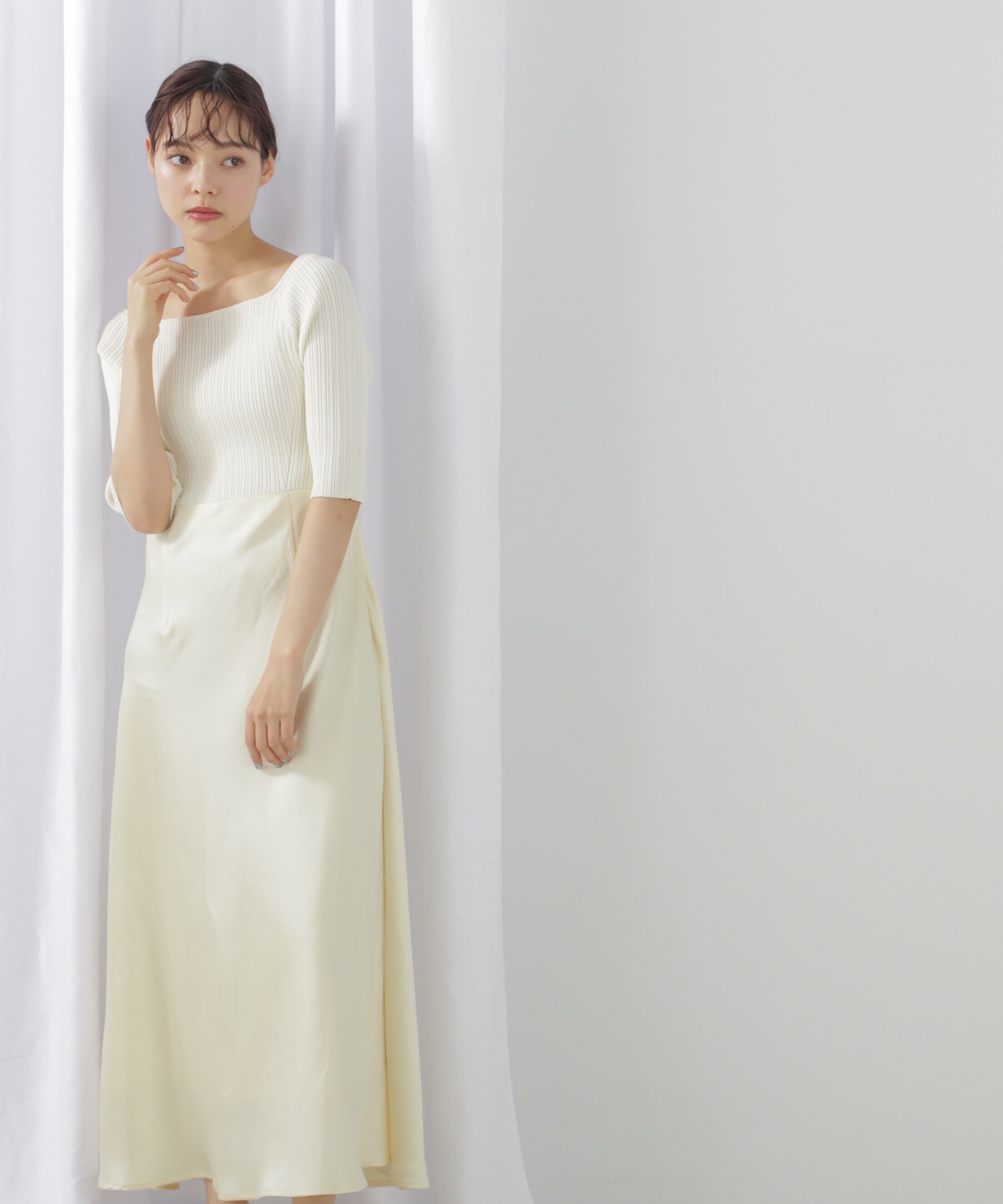  「＜アンサンブル対応＞ジェムカラーナローサテンドッキング」|ワンピース|