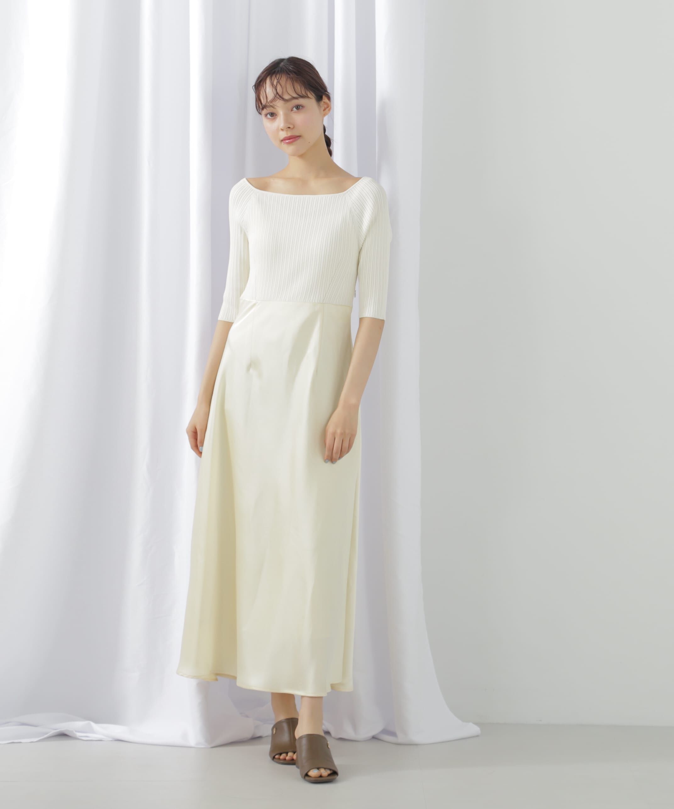  「＜アンサンブル対応＞ジェムカラーナローサテンドッキング」|ワンピース|