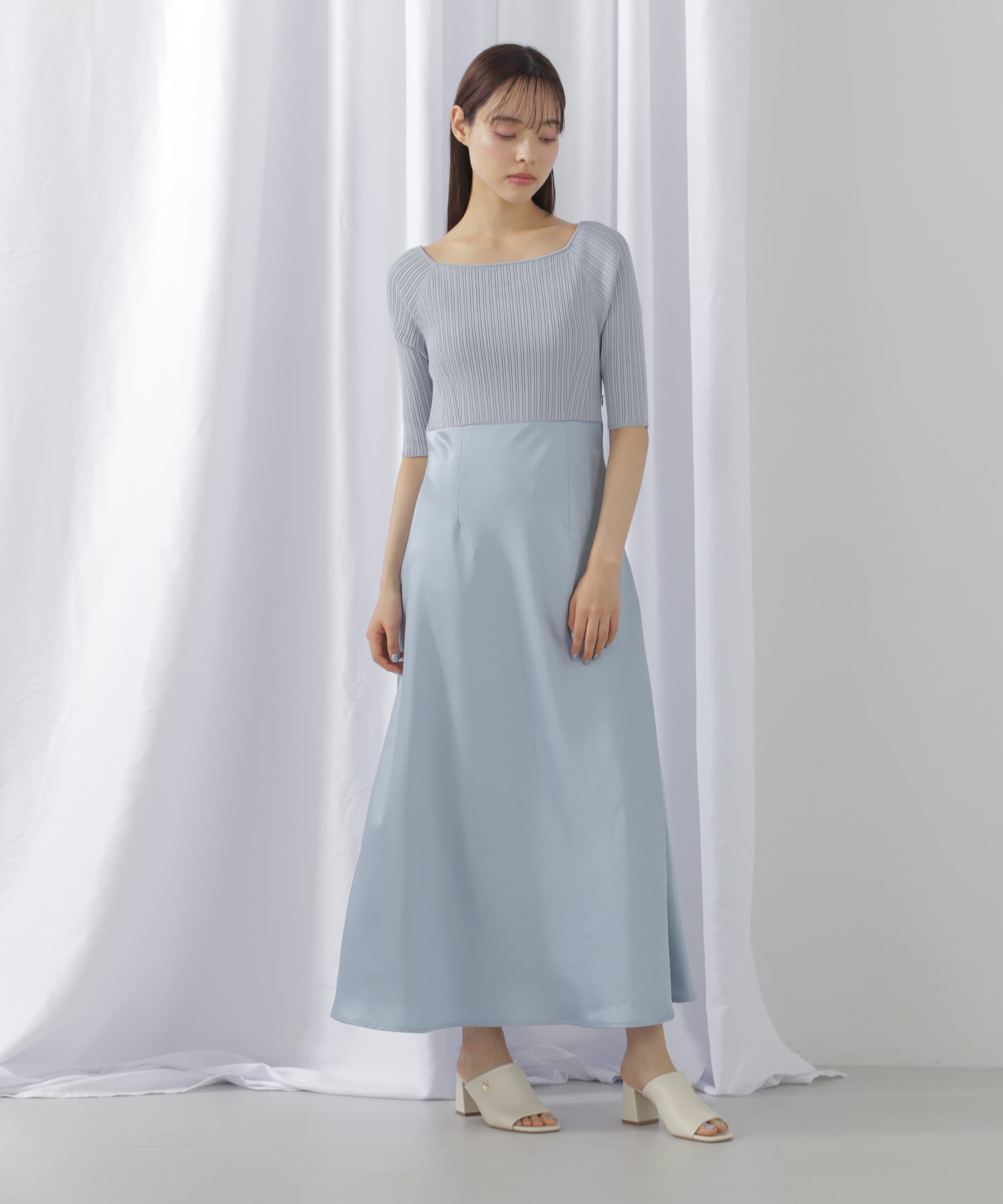  「＜アンサンブル対応＞ジェムカラーナローサテンドッキング」|ワンピース|