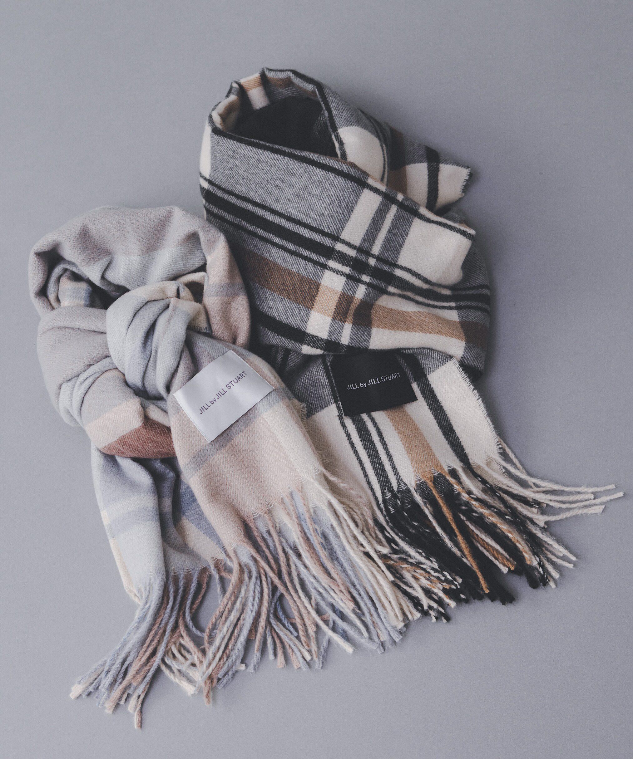  「エアリーチェックストール」|バンダナ・スカーフ|