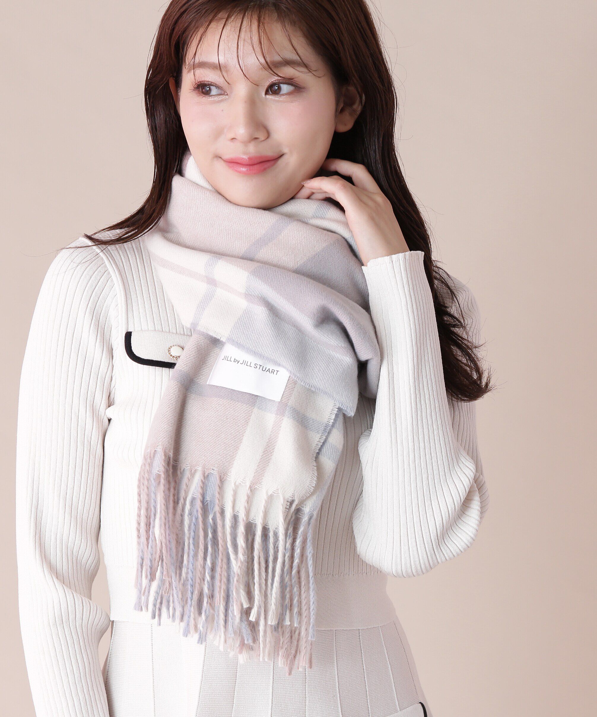  「エアリーチェックストール」|バンダナ・スカーフ|