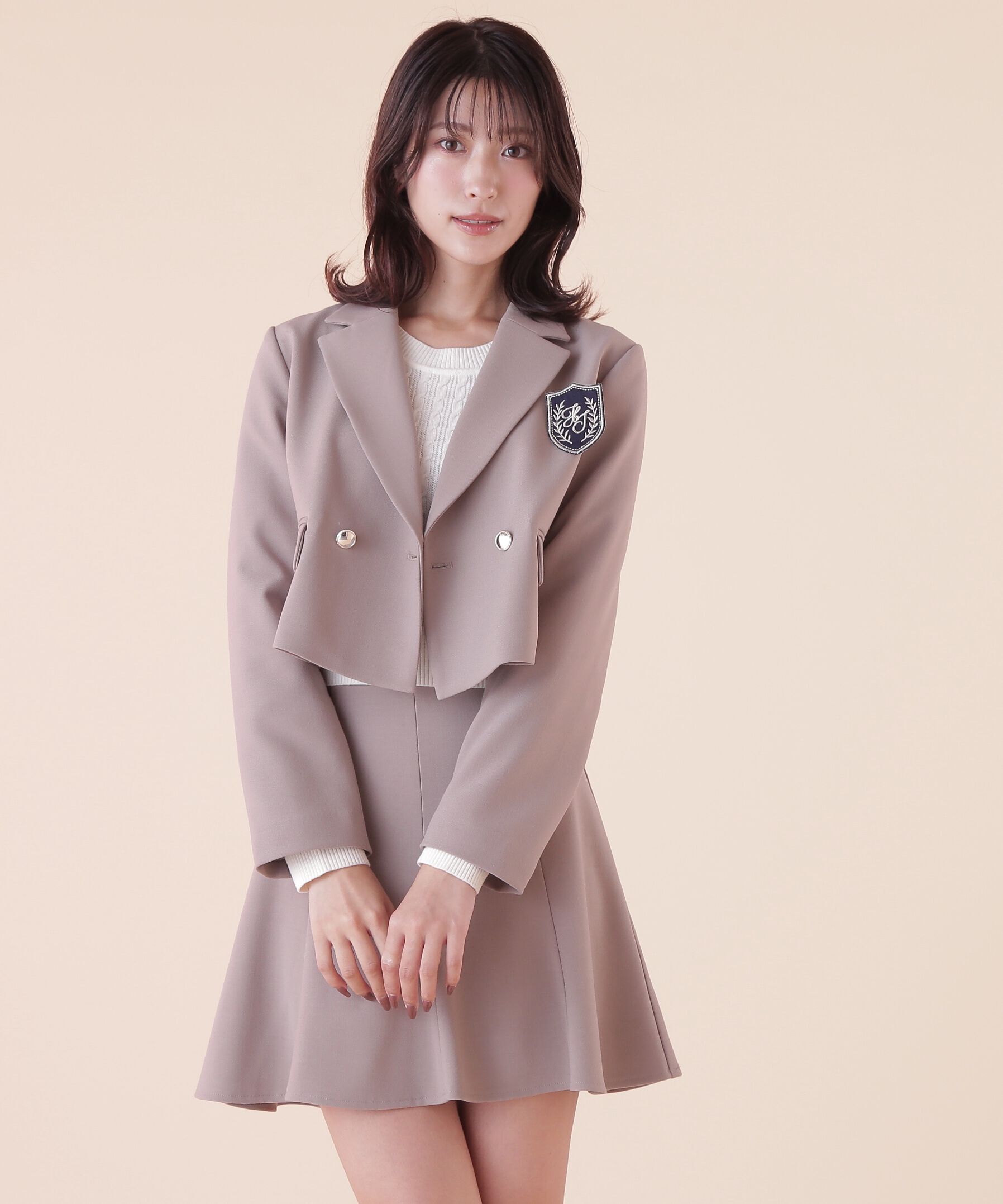  「エンブレムブローチ付きジャケット」|その他|