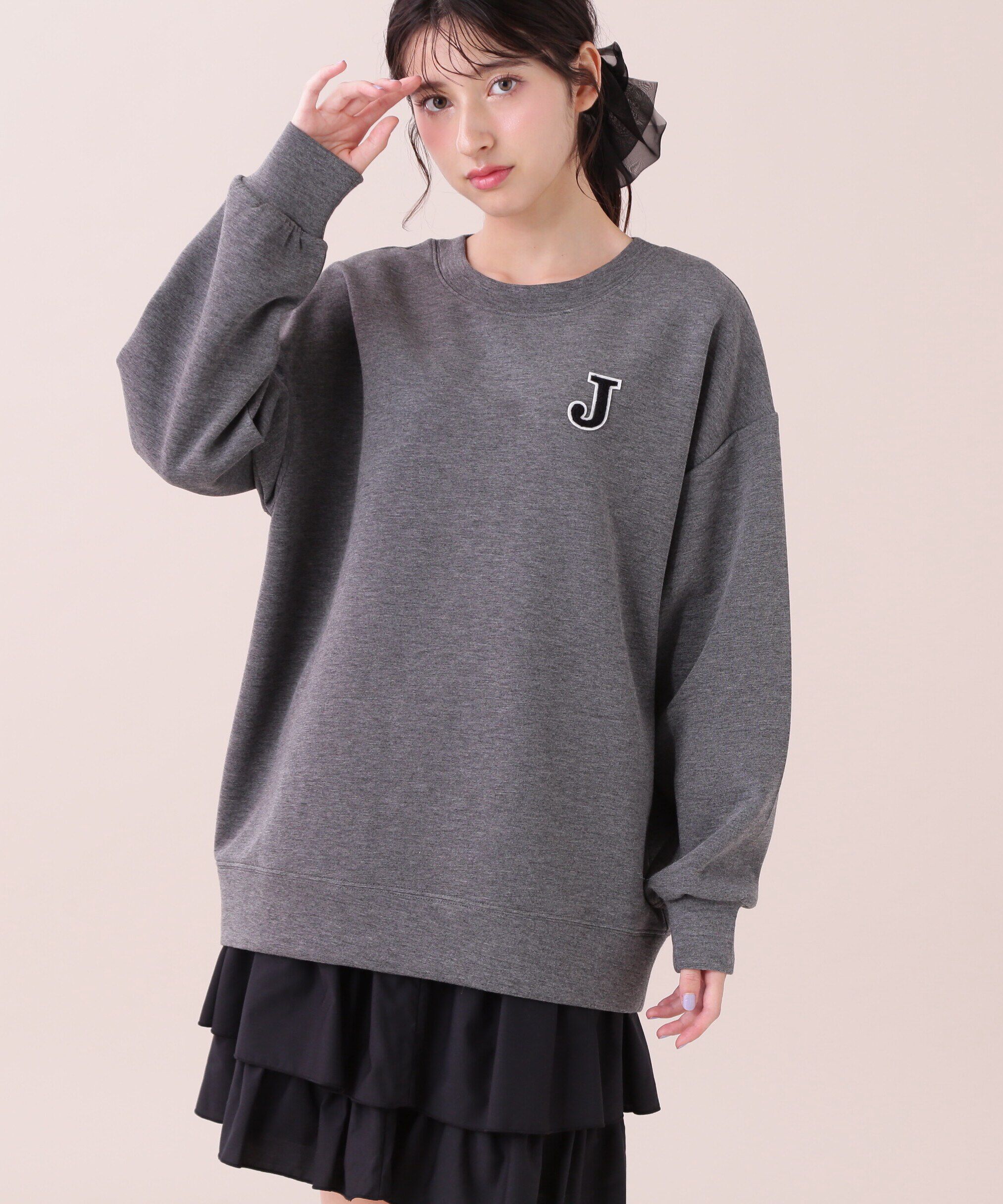  「ワッペン付きダイバーミニスカ―トセット」|ワンピース|