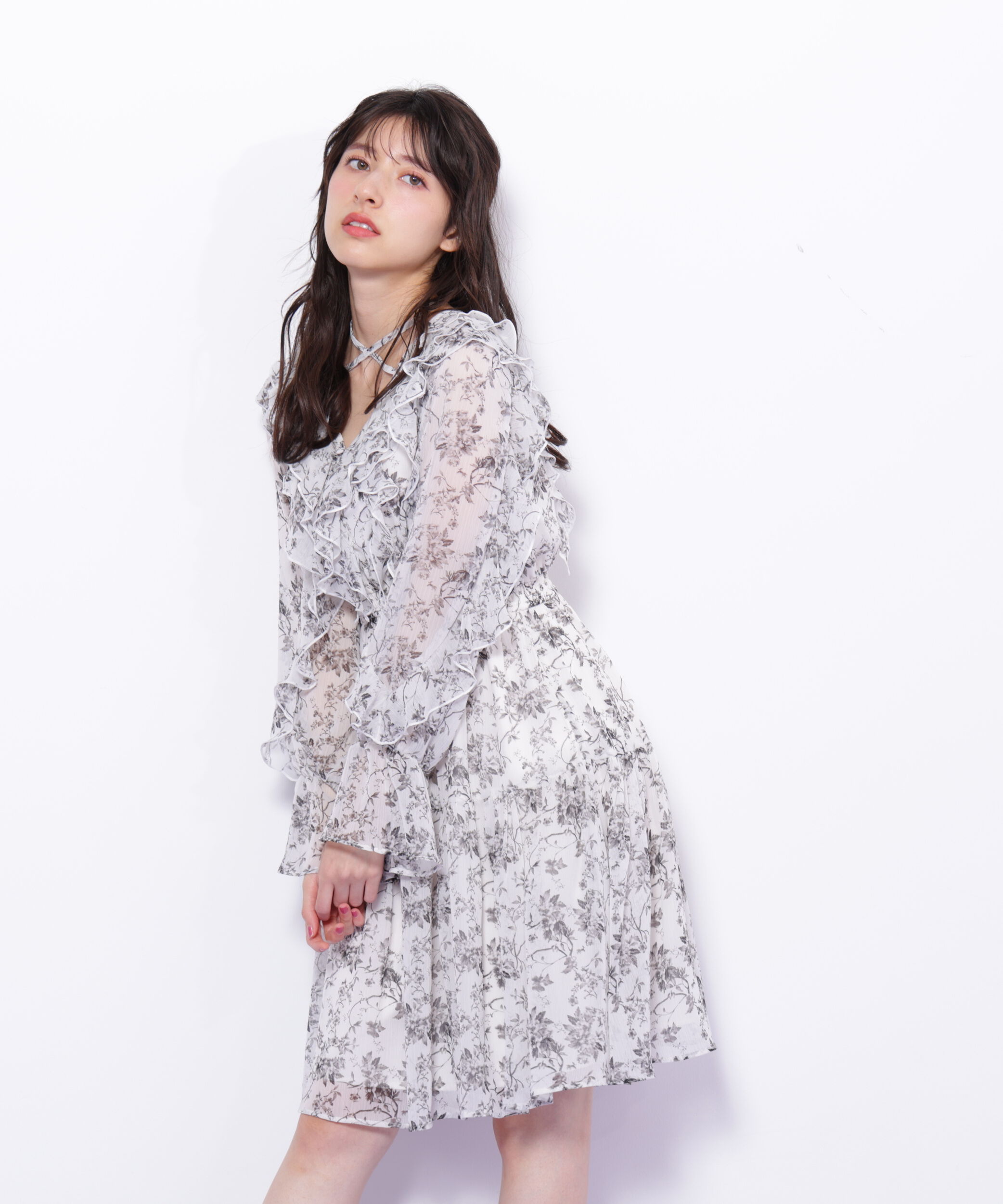  「フリルミニワンピース」|ワンピース|