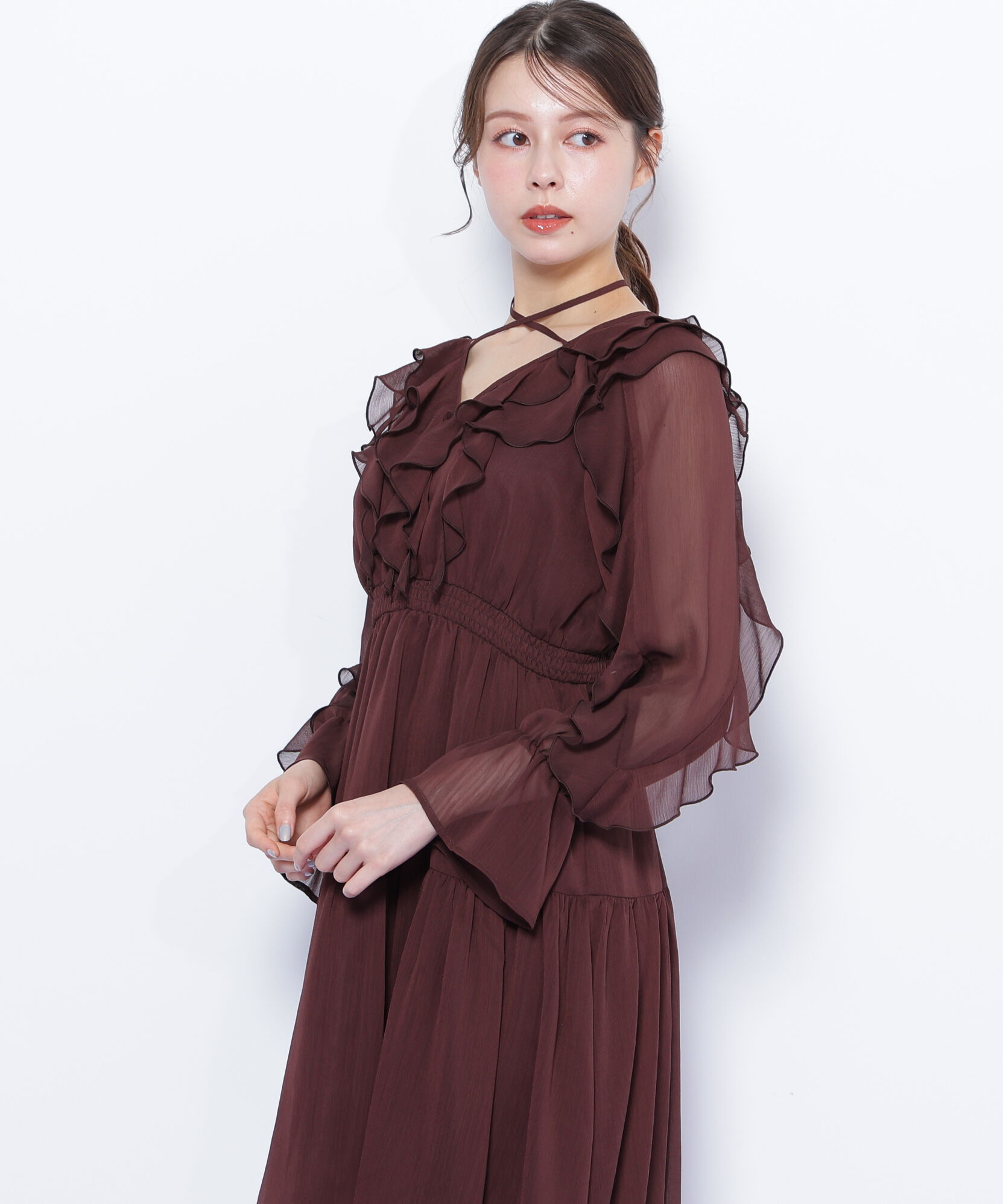  「フリルミニワンピース」|ワンピース|