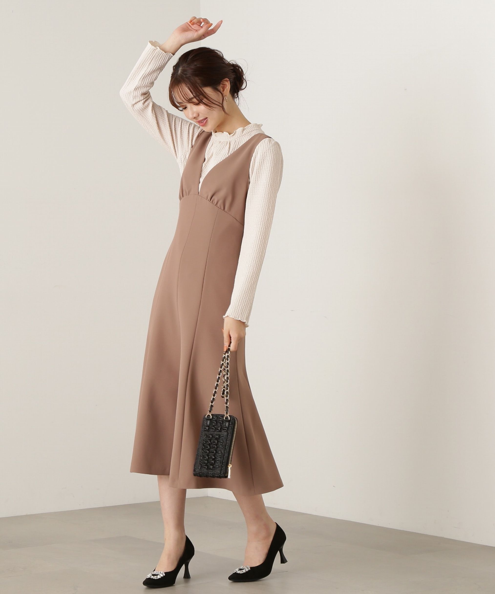 PROPORTION BODY DRESSING「《EDIT COLOGNE》ふくれジャガードトップス」|Tシャツ・カットソー|