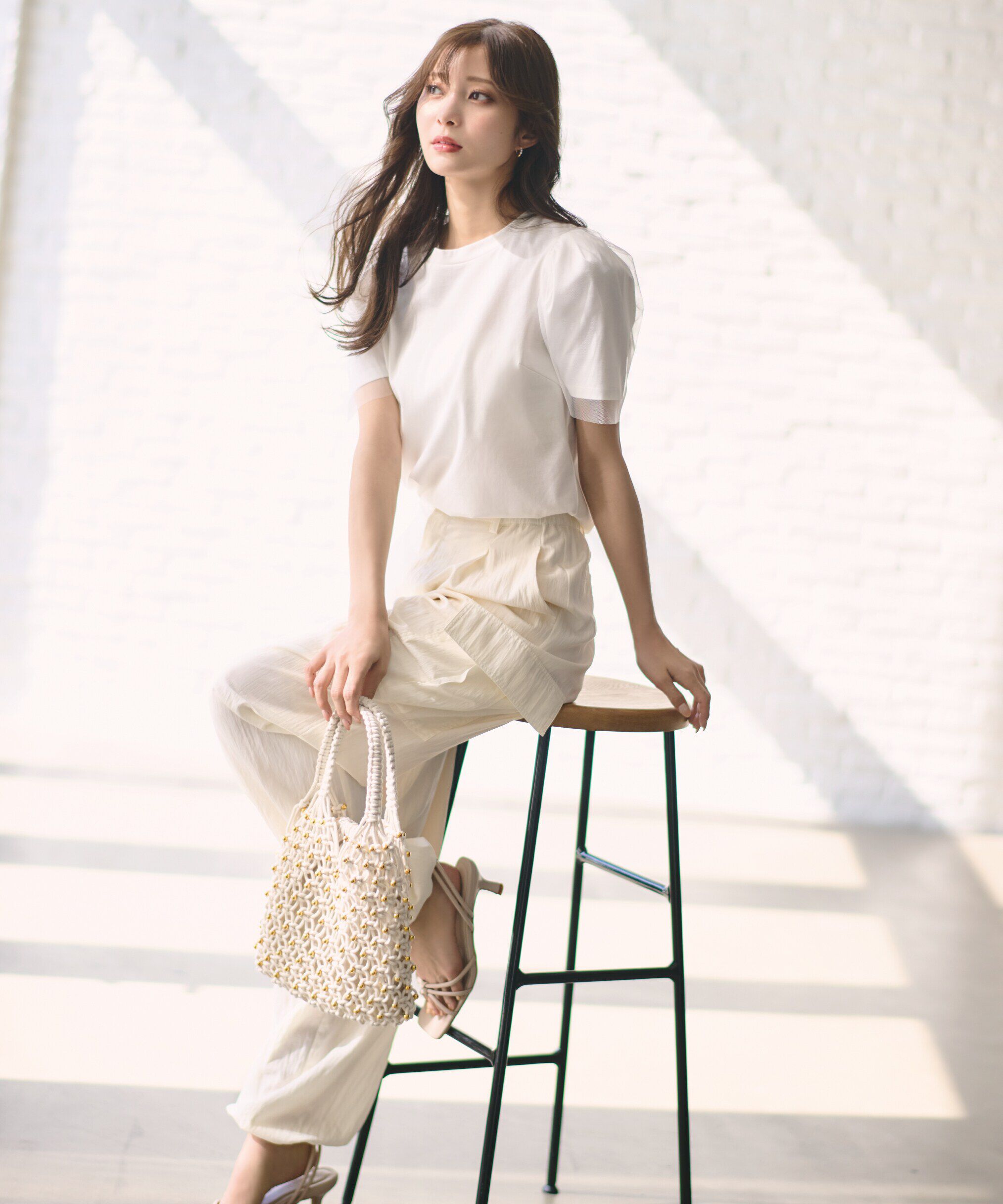 PROPORTION BODY DRESSING「パラシュートパンツ」|その他|エクリュ1