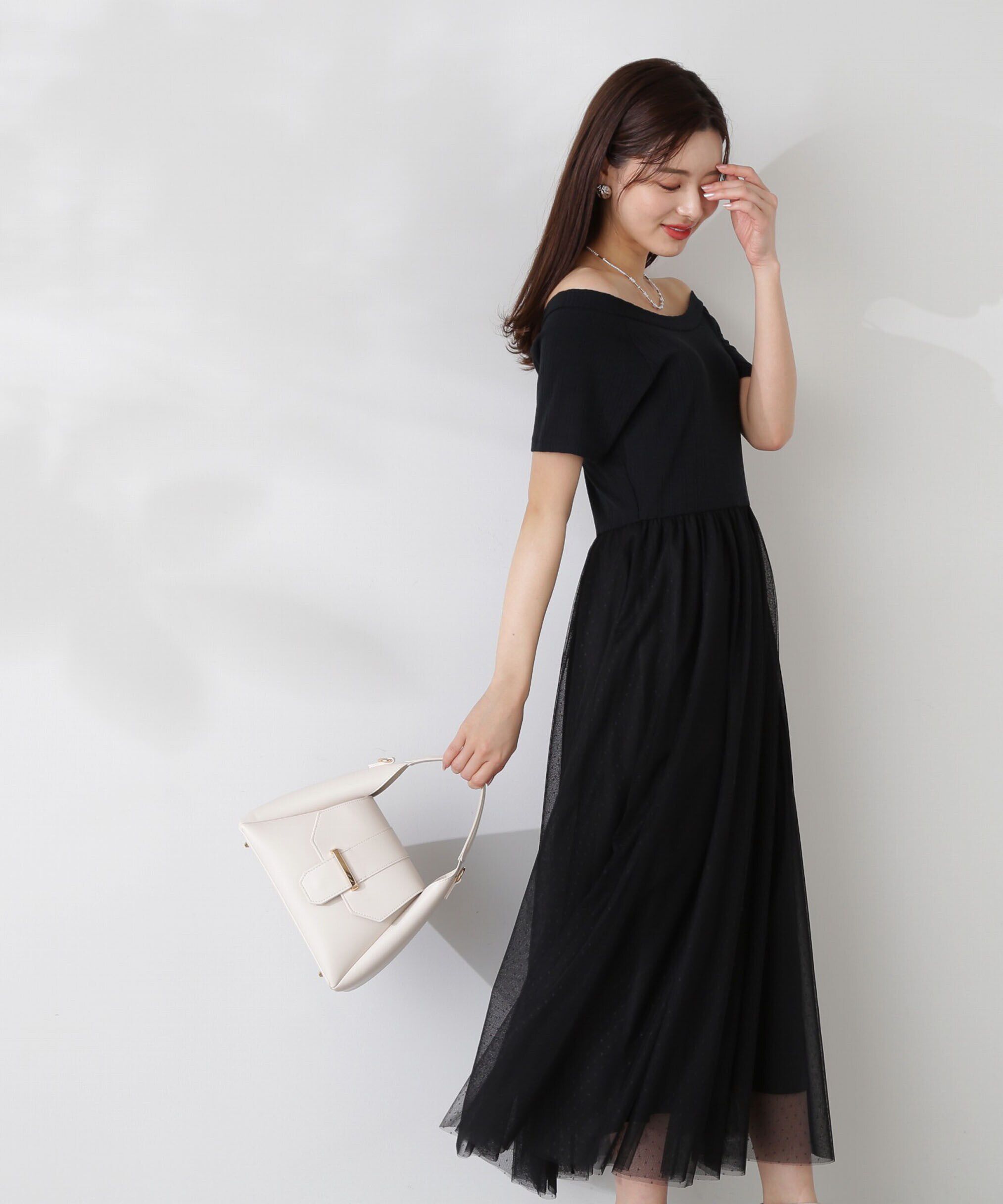 PROPORTION BODY DRESSING「2Ｗayチュールドッキングワンピース」|ワンピース|