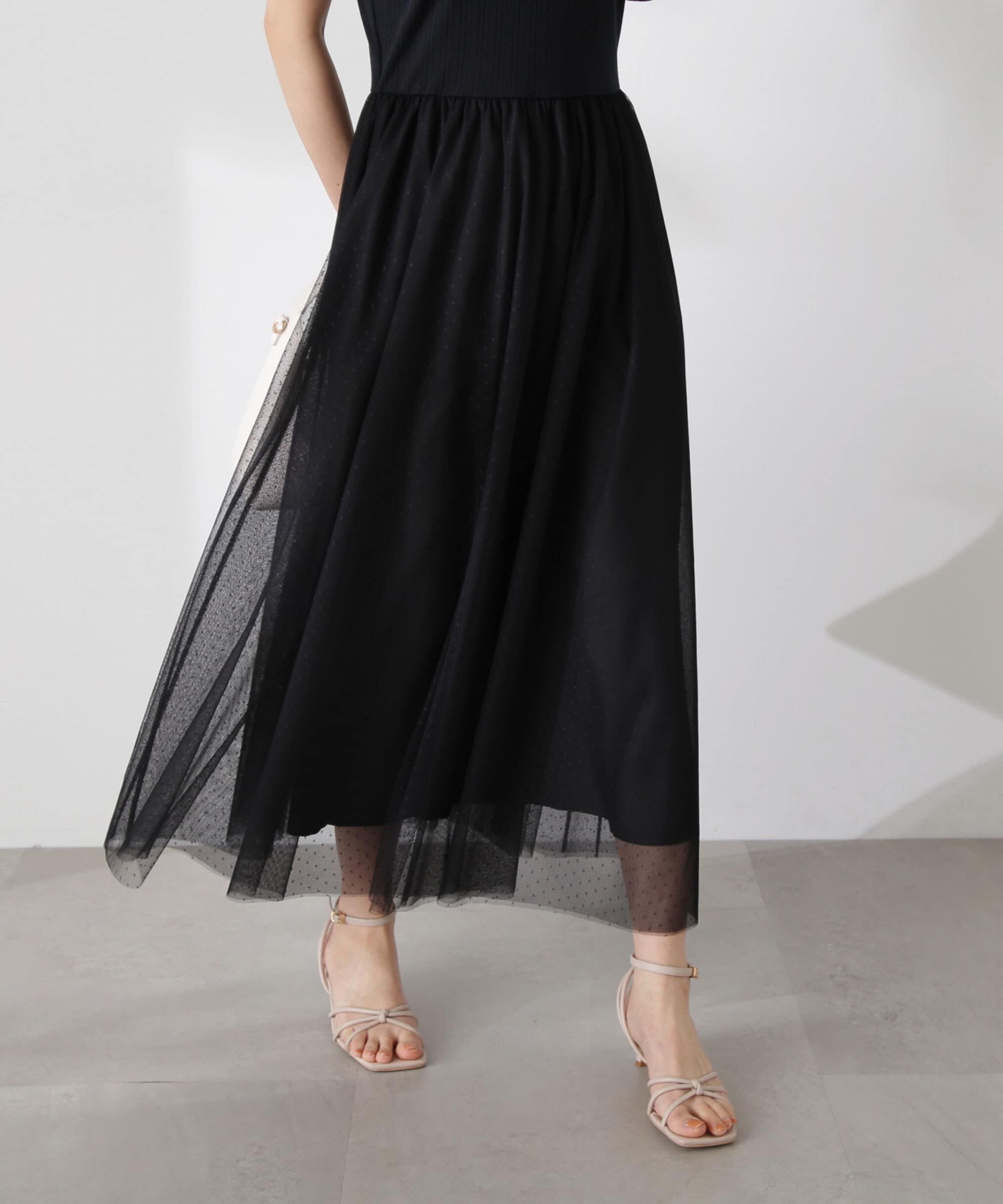 PROPORTION BODY DRESSING「2Ｗayチュールドッキングワンピース」|ワンピース|