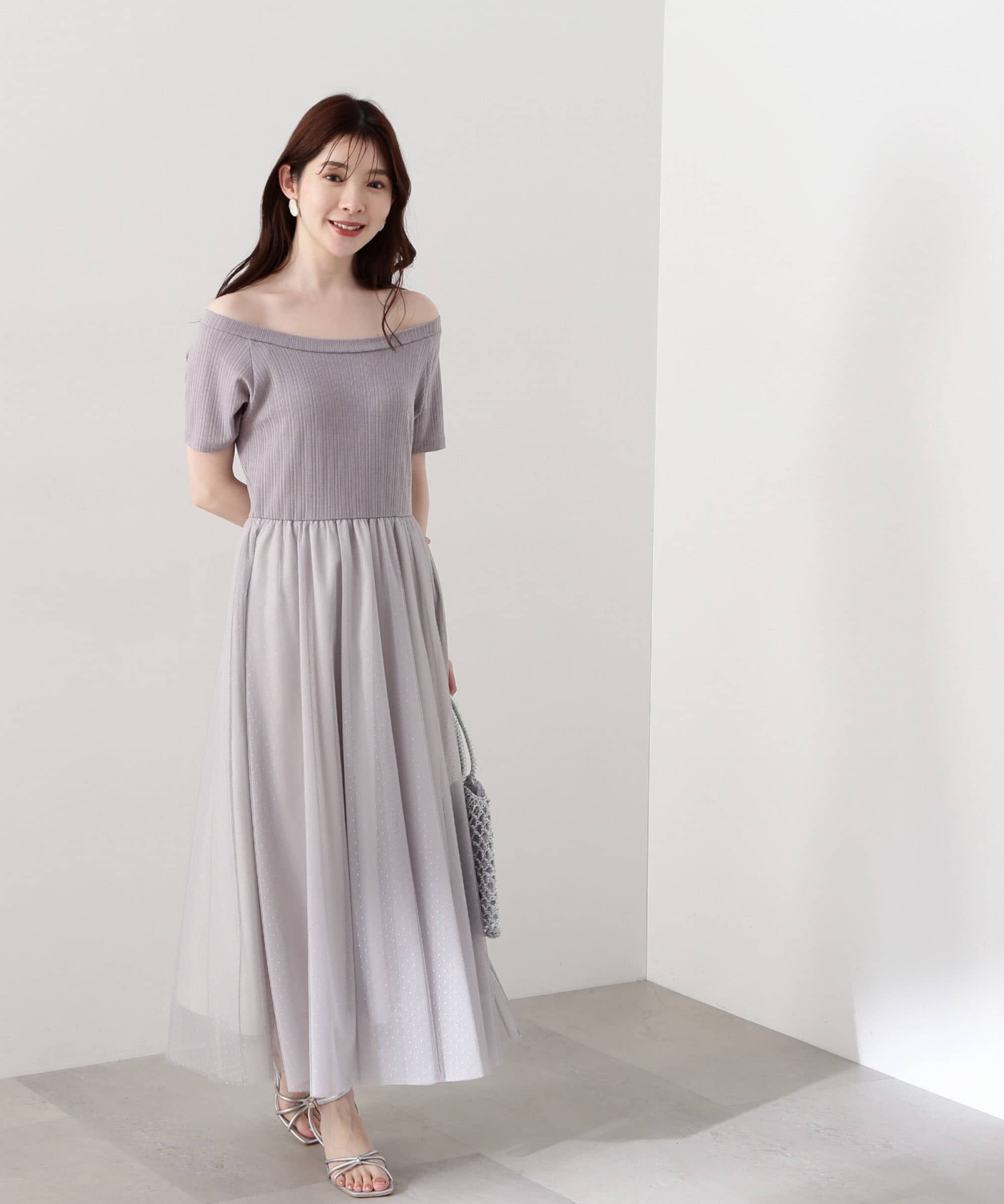 PROPORTION BODY DRESSING「2Ｗayチュールドッキングワンピース」|ワンピース|