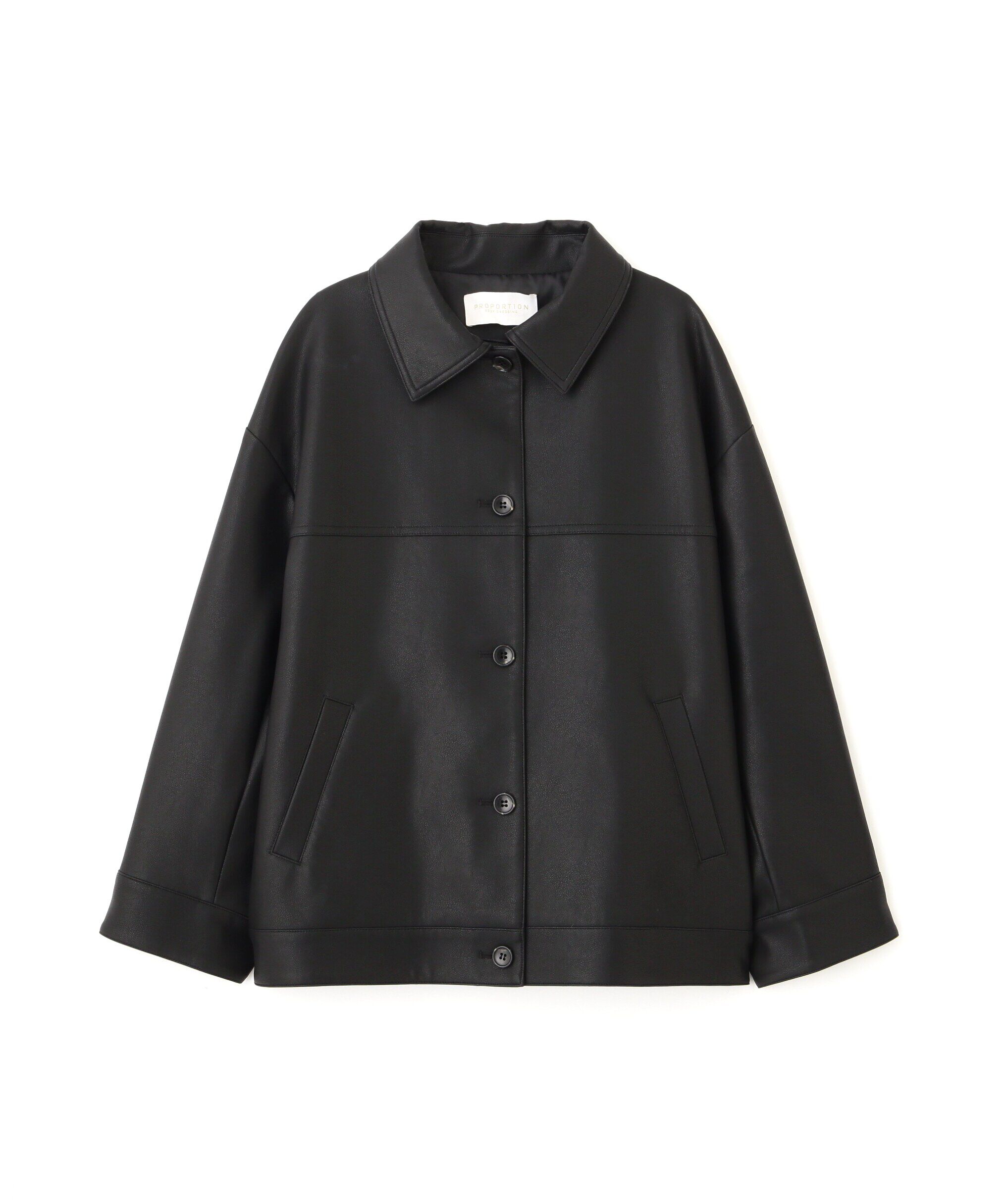 PROPORTION BODY DRESSING「フェイクレザージャケット　24AW」|その他|