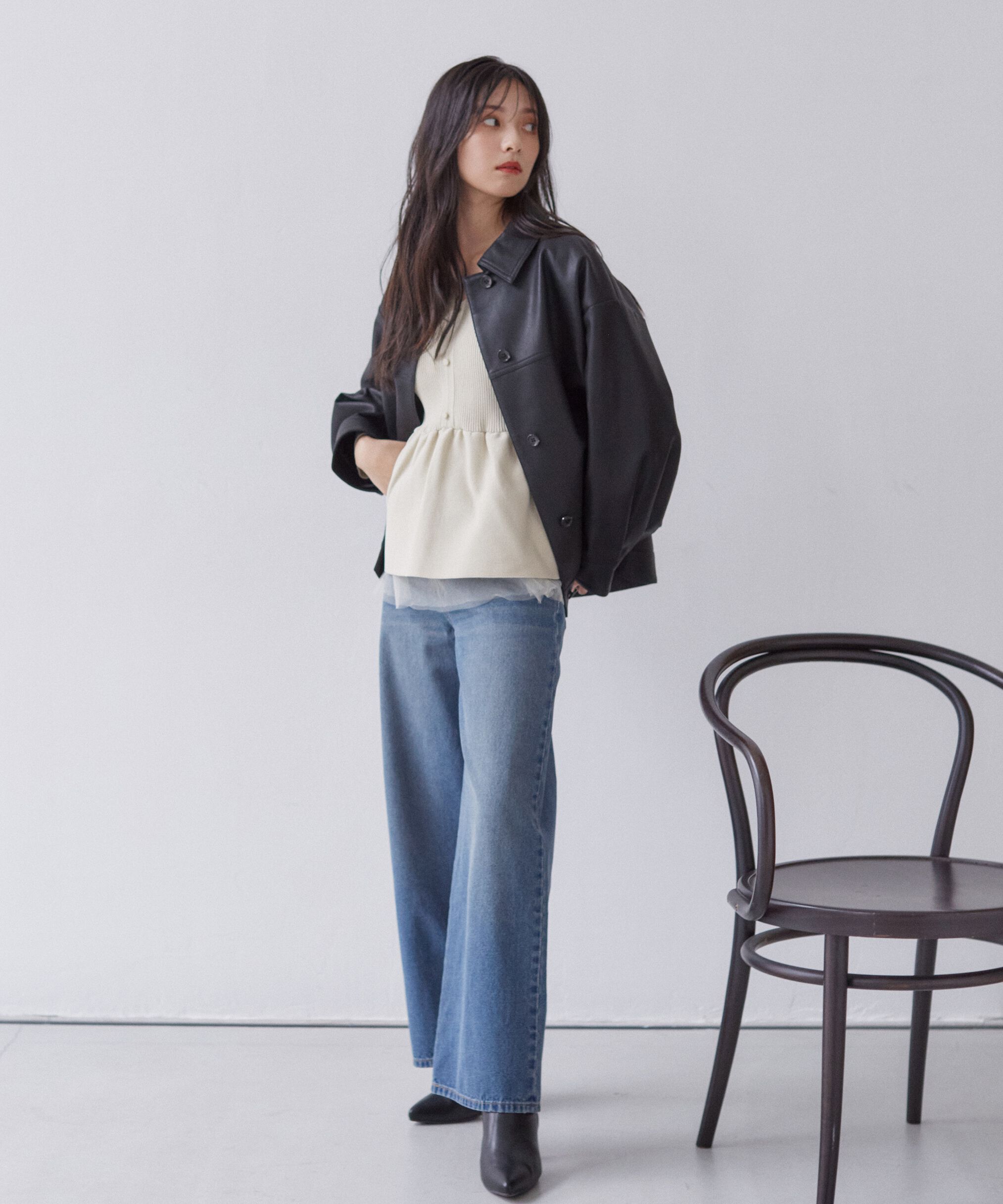 PROPORTION BODY DRESSING「フェイクレザージャケット　24AW」|その他|