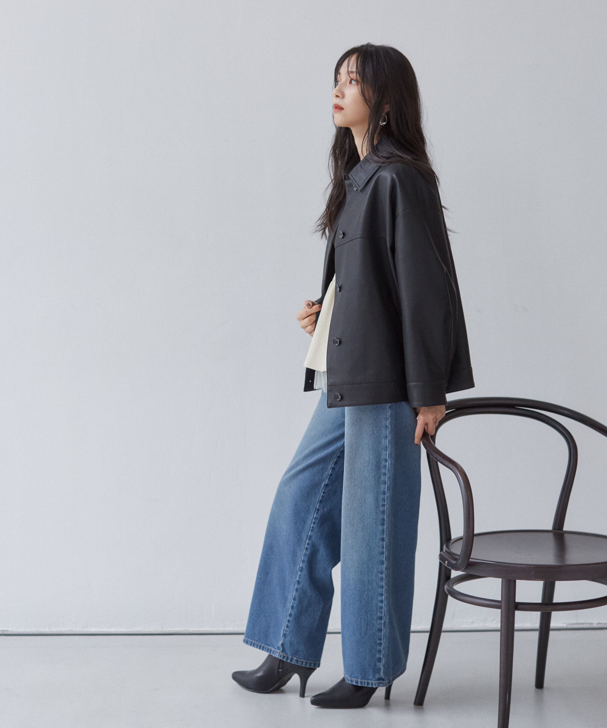PROPORTION BODY DRESSING「フェイクレザージャケット　24AW」|その他|